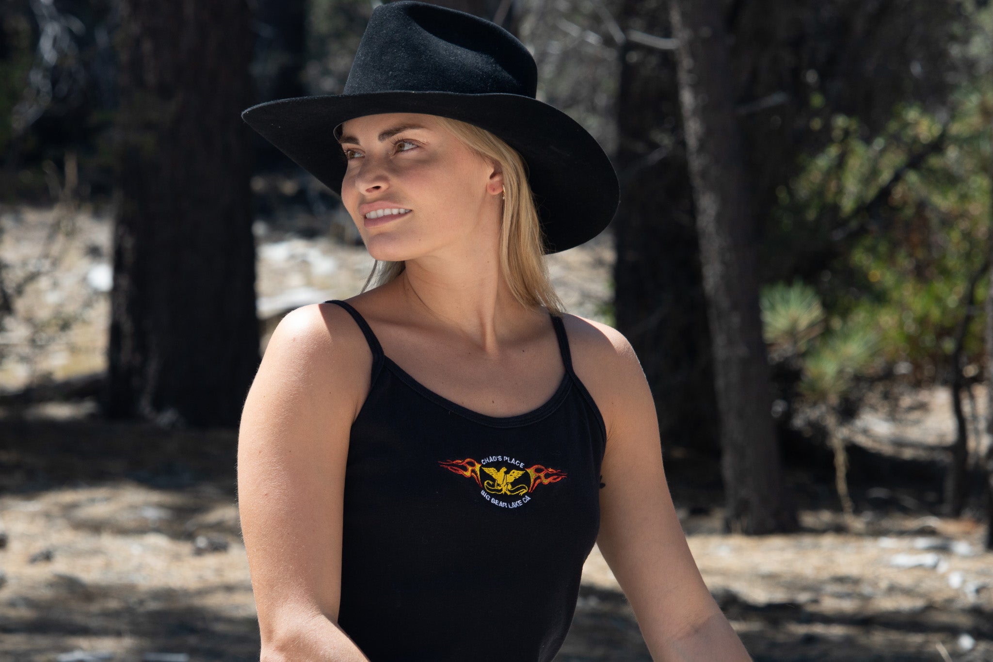 Vintage 90's Chad's Place Bar Black Women's Tank Top