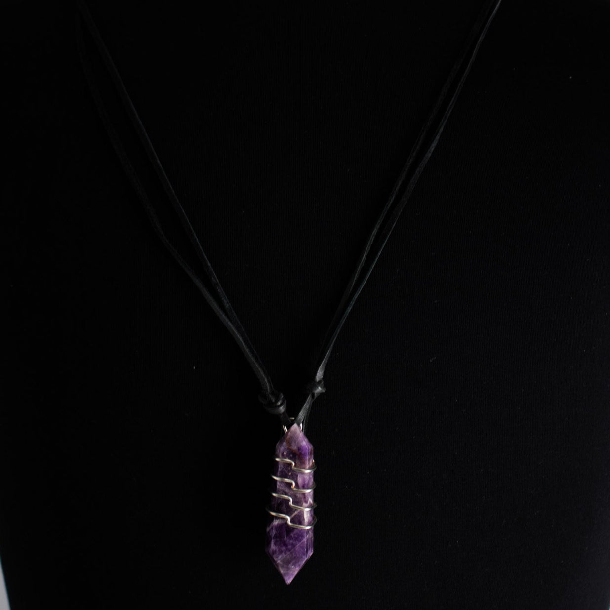 Healing Amethyst Crystal Neckles