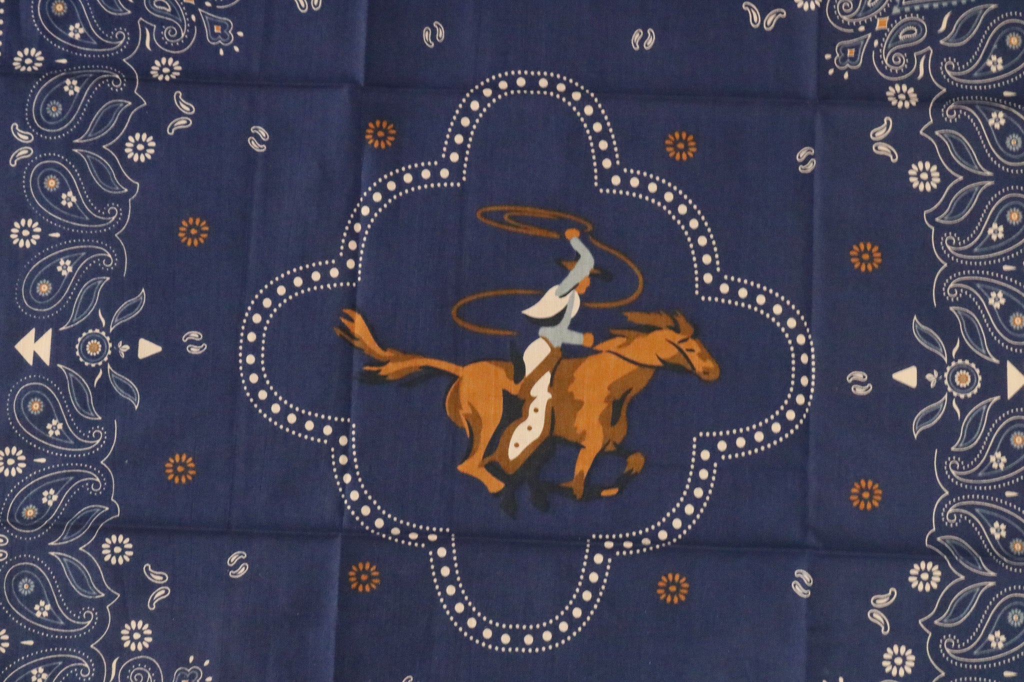 Dark Blue Pendleton Cowboy Bandana