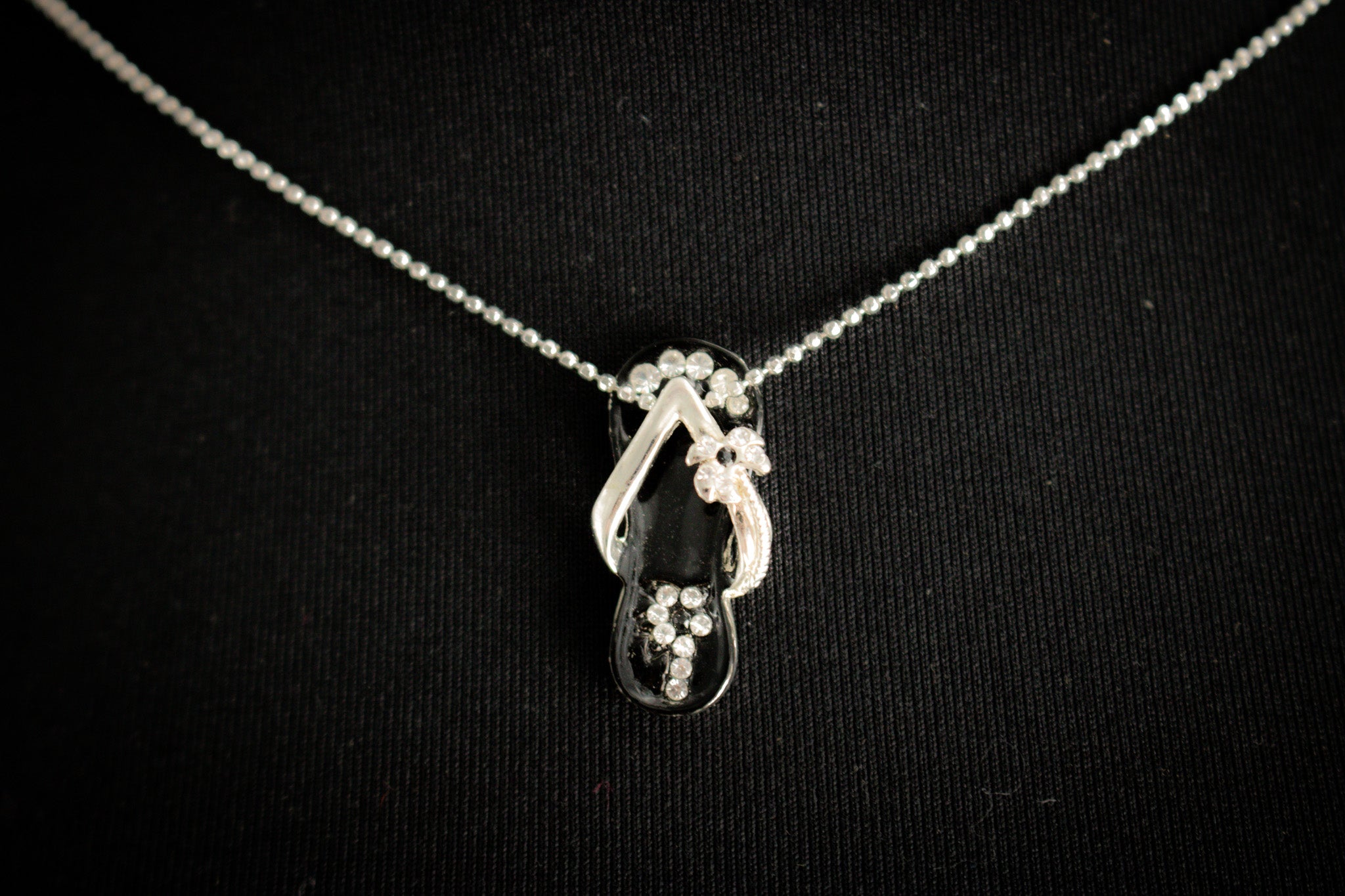 Palm Tree Sandal Necklace