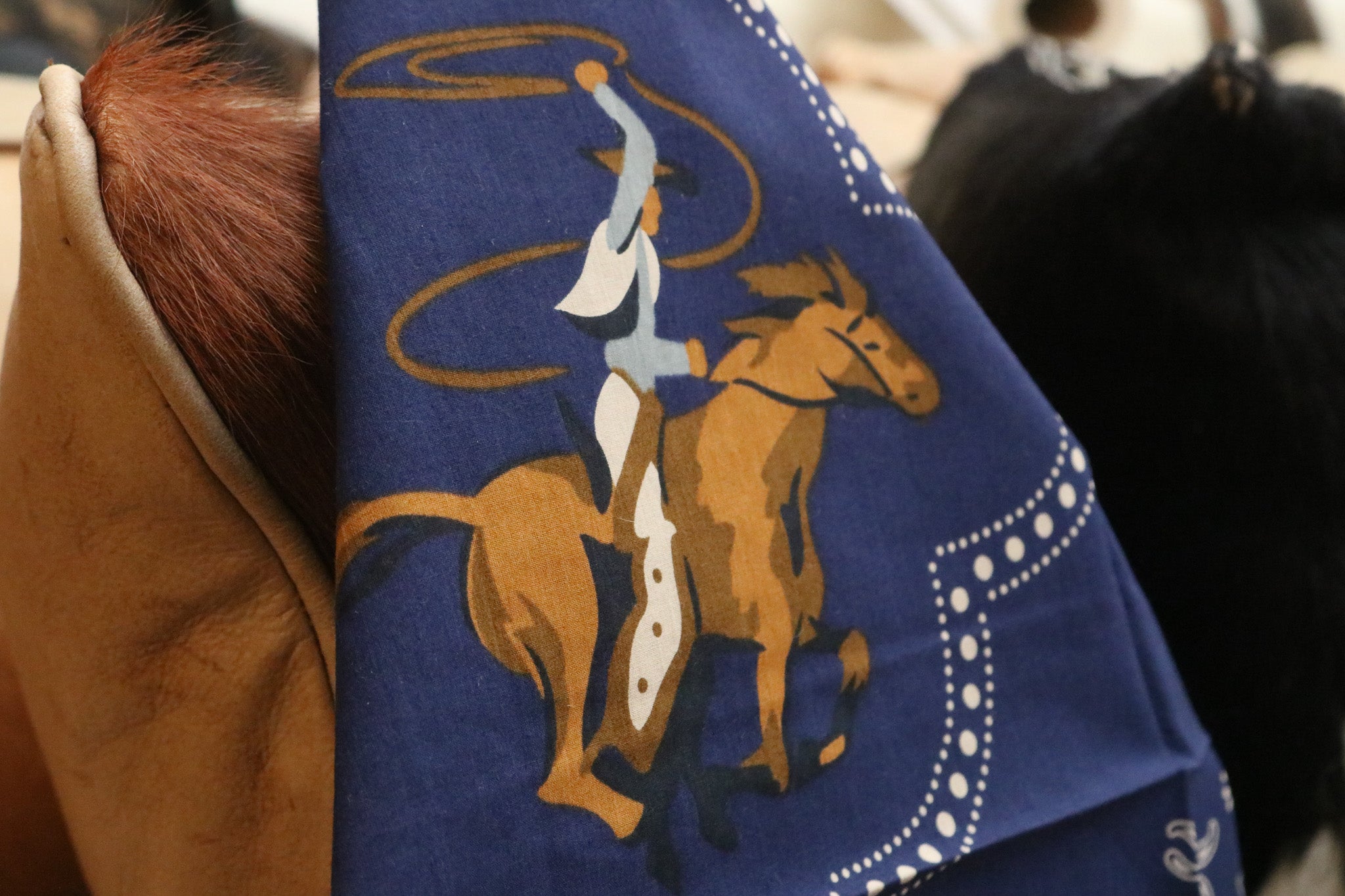 Dark Blue Pendleton Cowboy Bandana