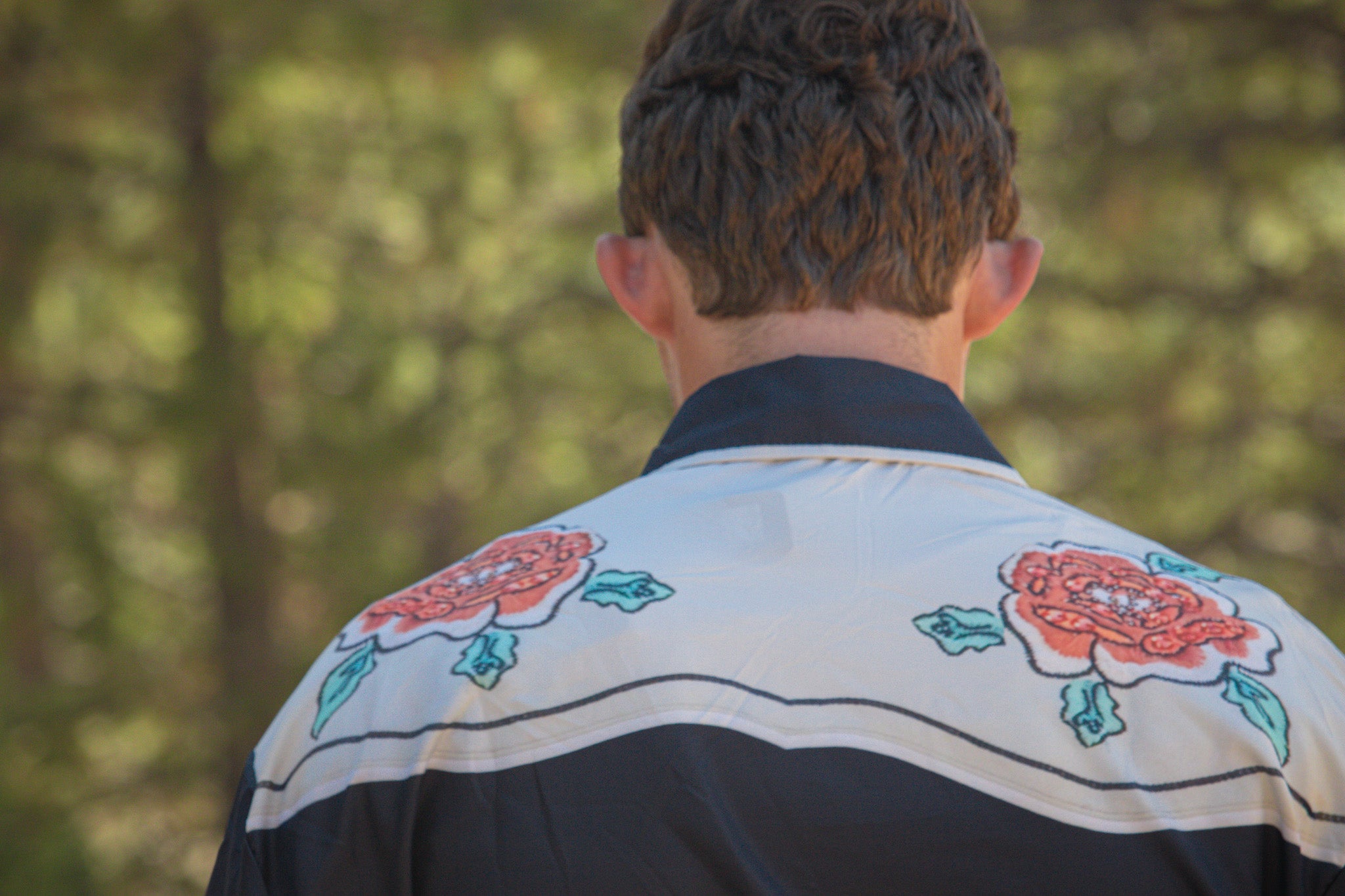 Western Cactus Themed Button Down