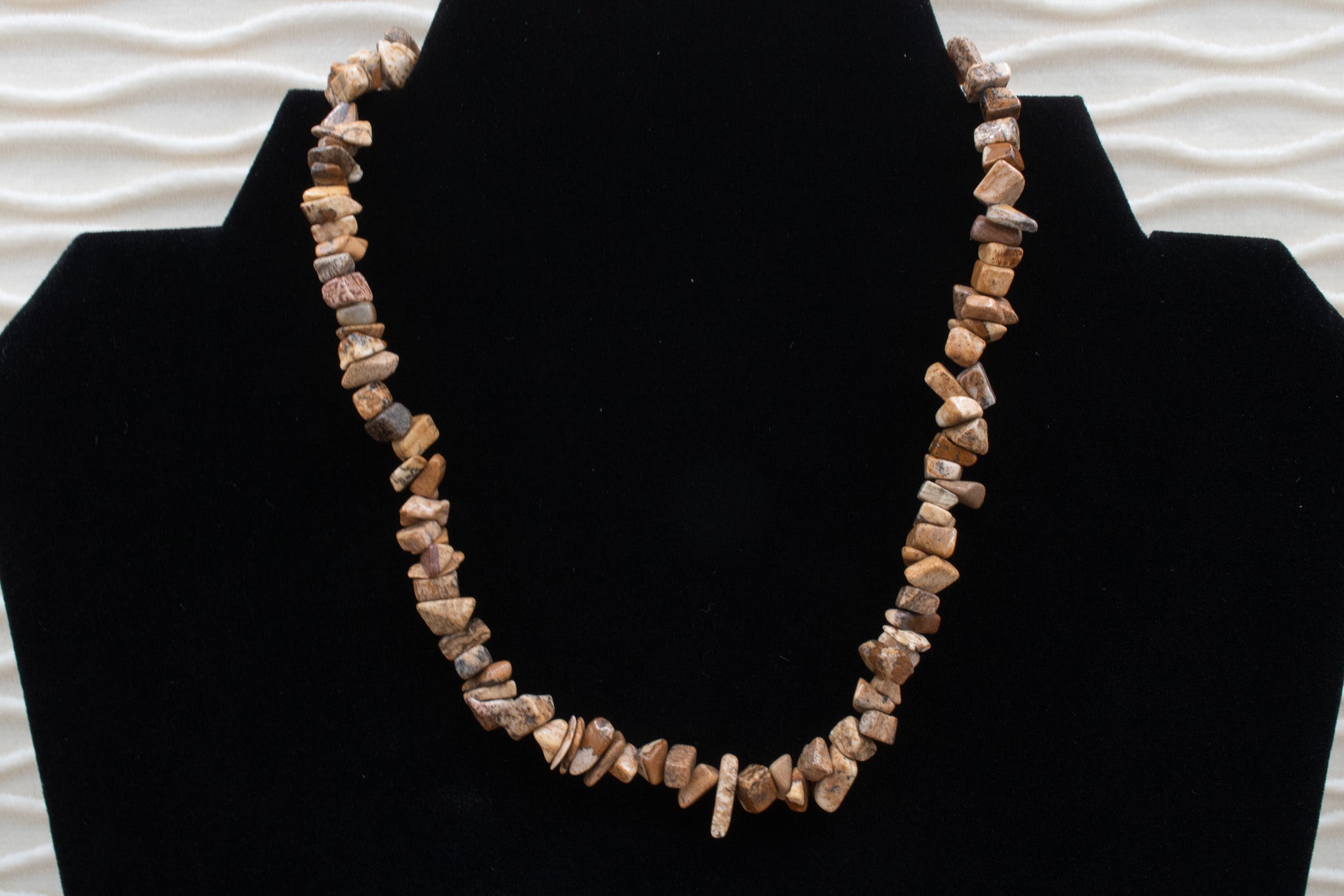 Landscape Jasper Stone Necklace