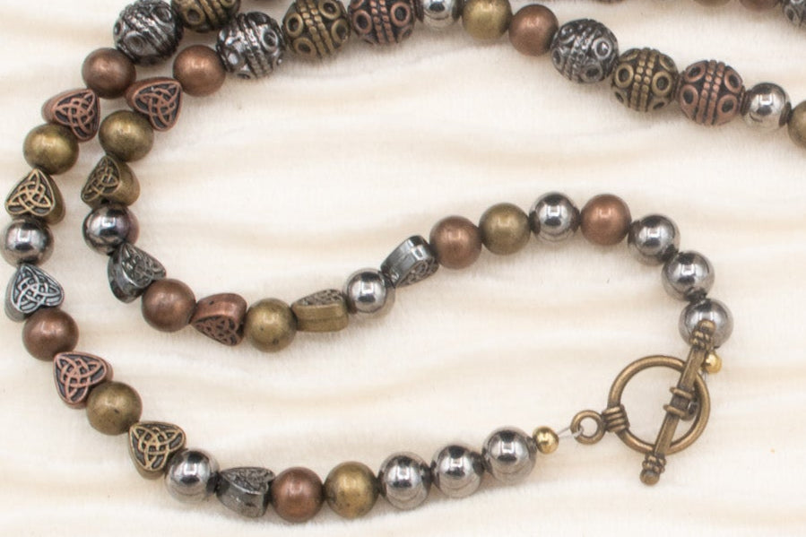 Dragonfly Charm Beaded Necklace