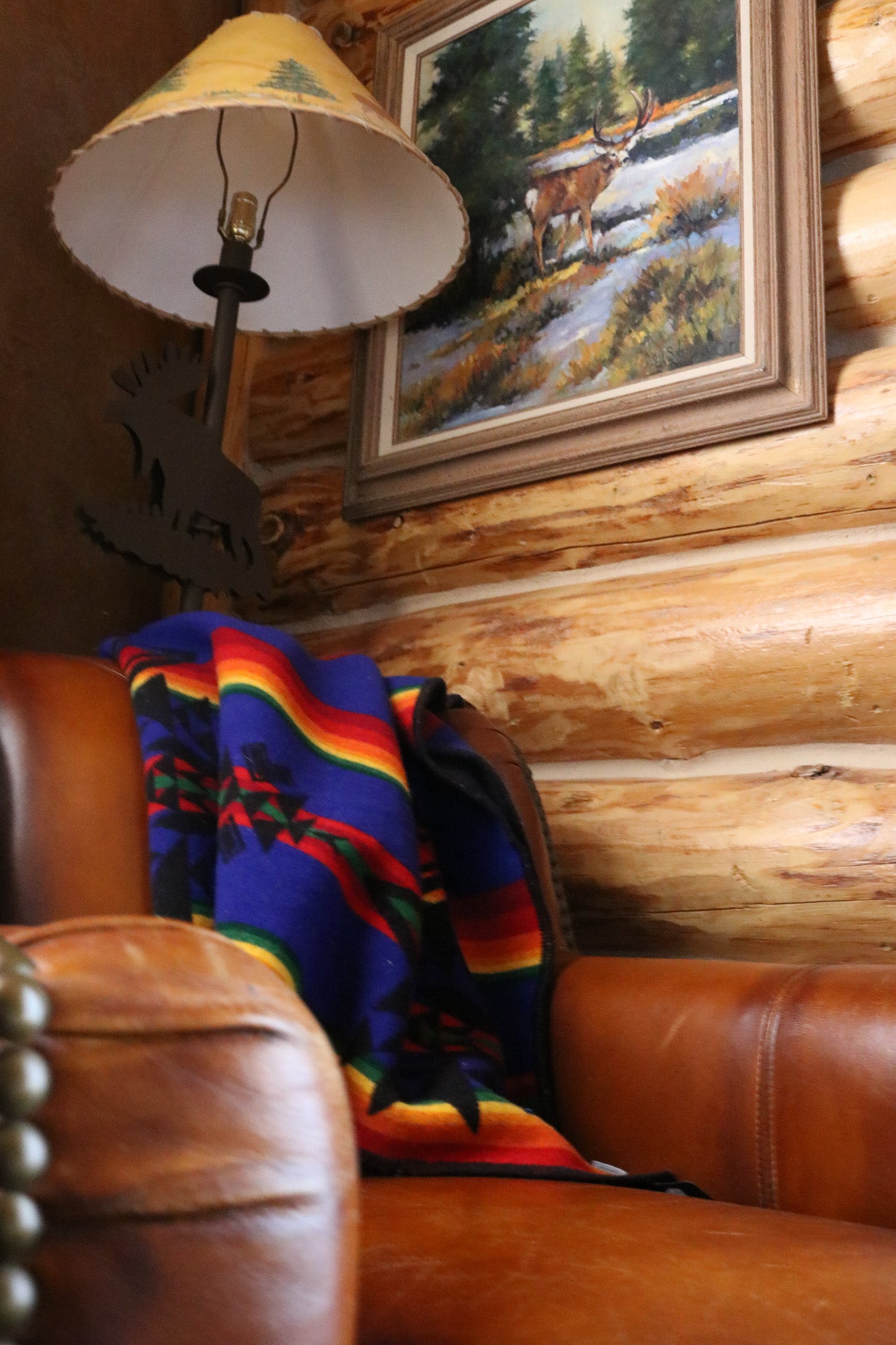 Pendleton Wool Mills Beaver State Aztec Blanket 5ft x 3ft Lap Blanket