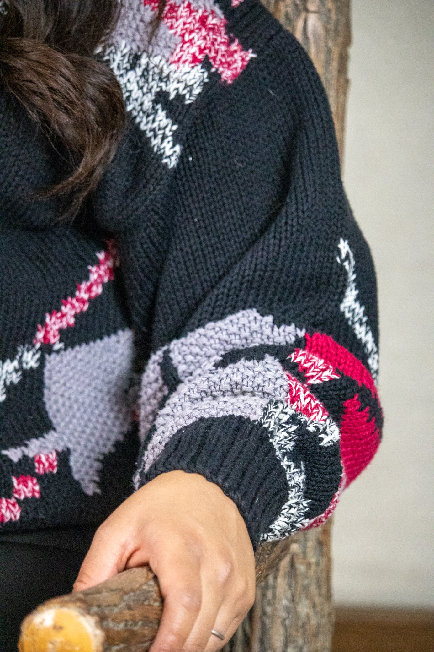 Hand Knitted Pierre Cardin Sweater Size M