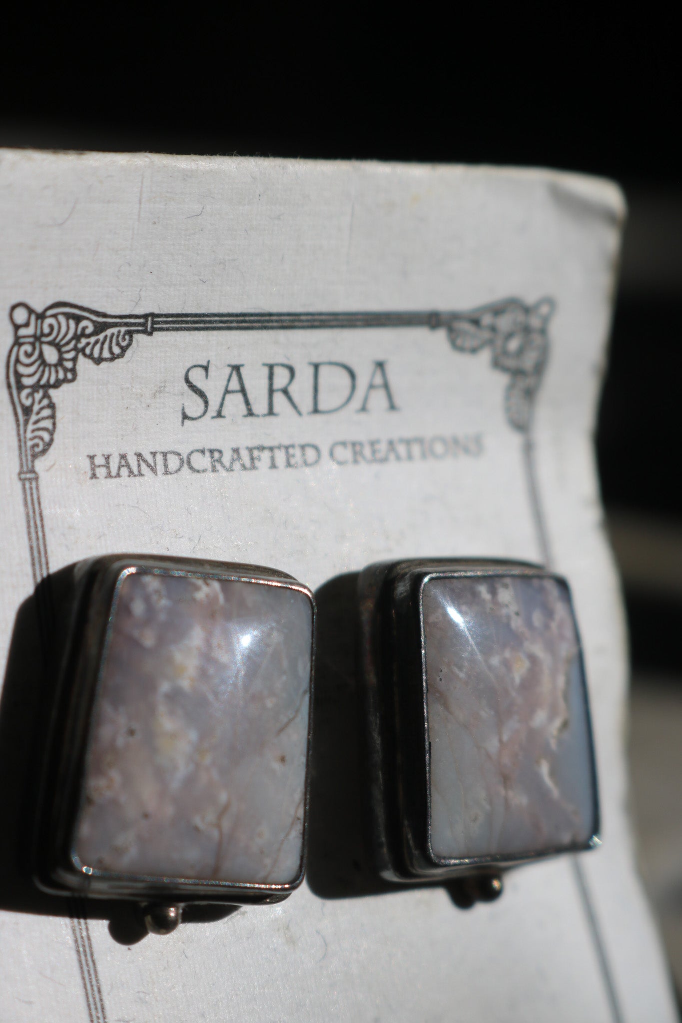 Sarda Flower Aaget Stud Earrings