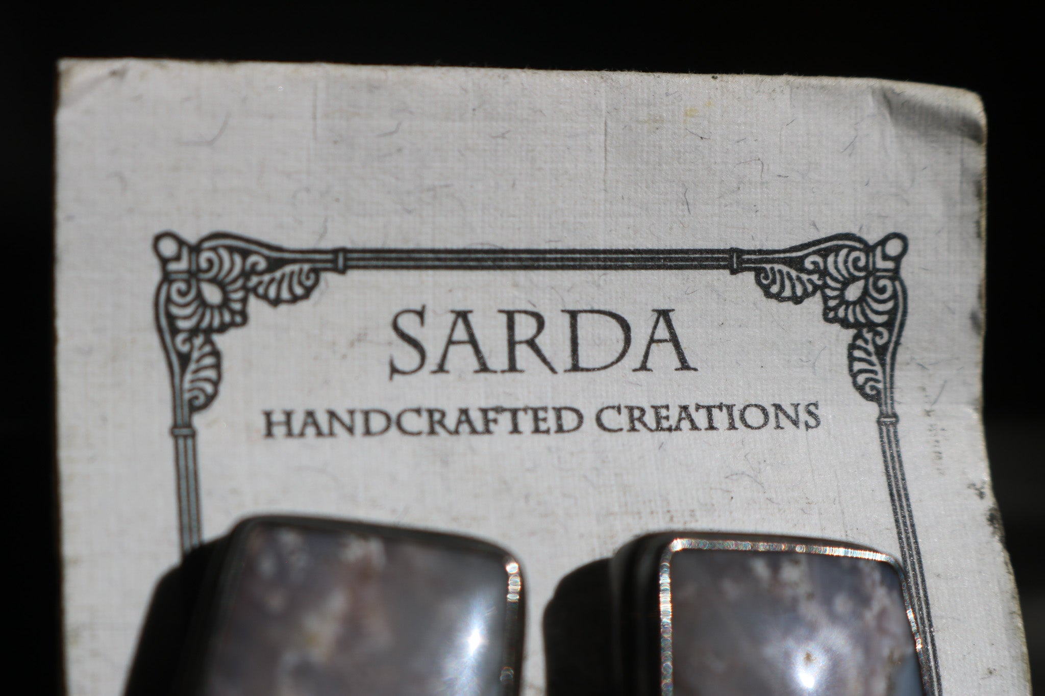 Sarda Flower Aaget Stud Earrings