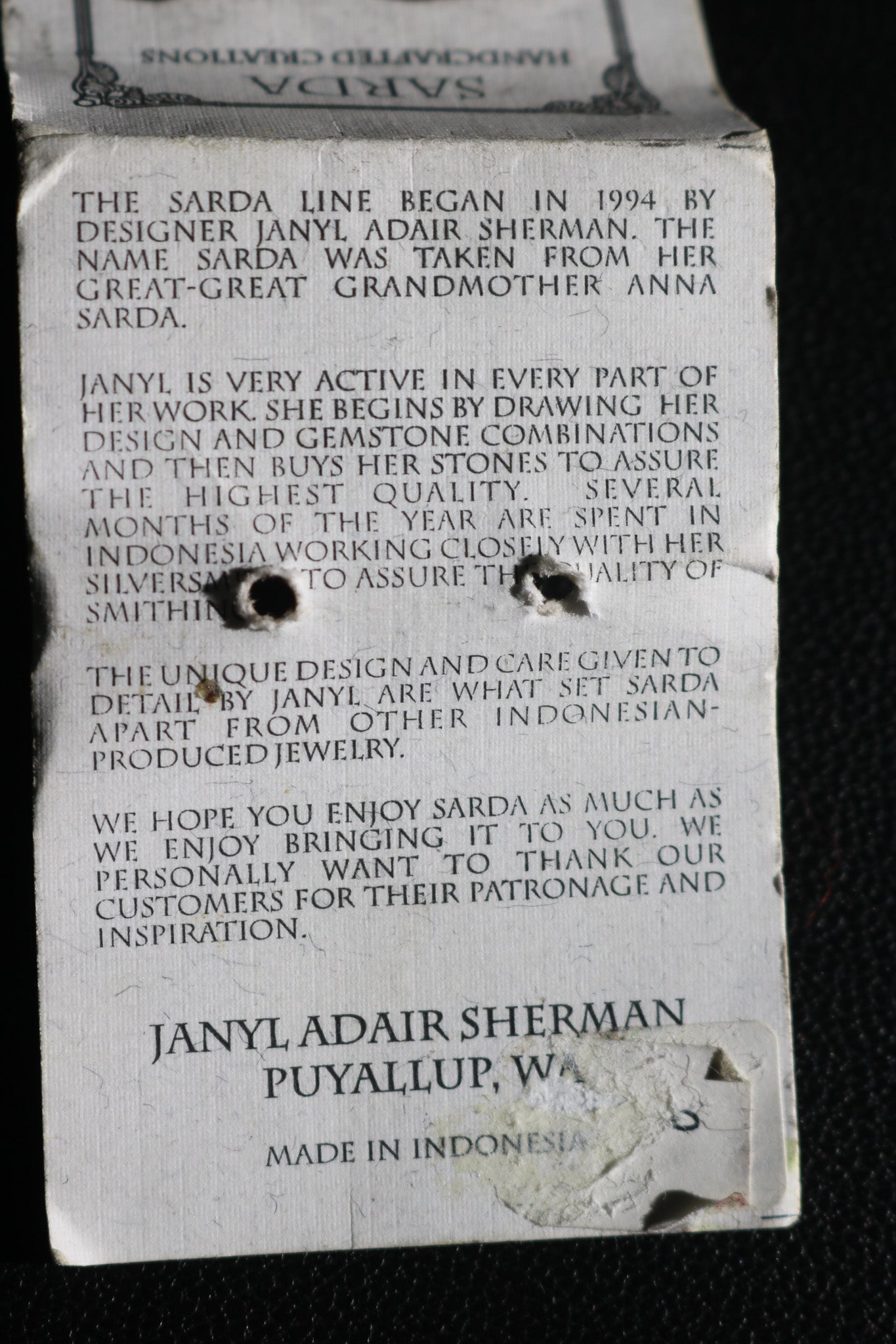 Sarda Flower Aaget Stud Earrings