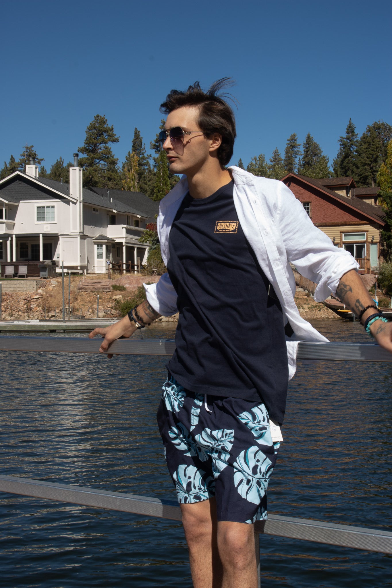 Surf & Swim Trunks Sano Shorts Color Marine