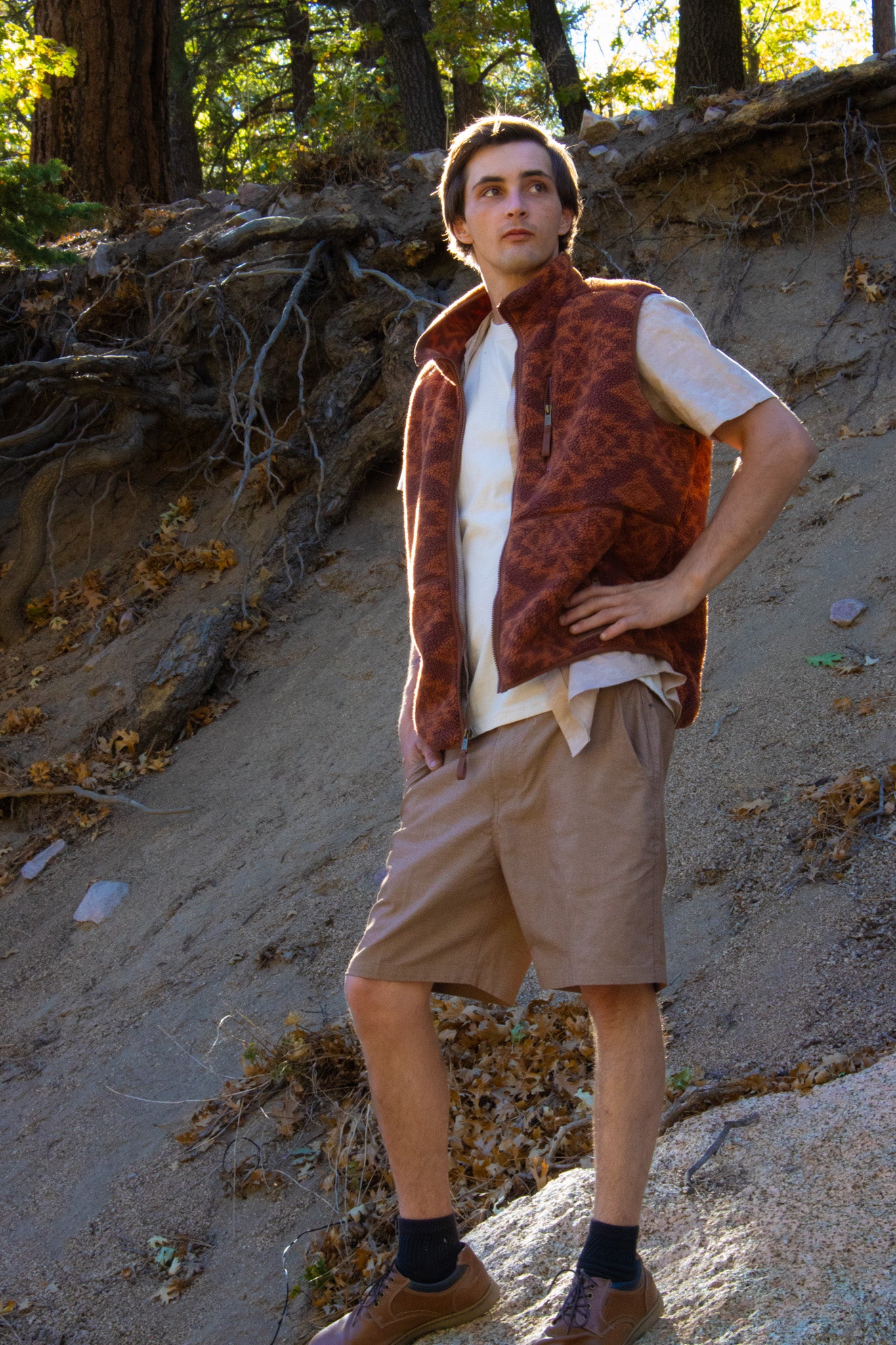 Hurley H20 Dri Vapor Chino Short Color: Espresso Color