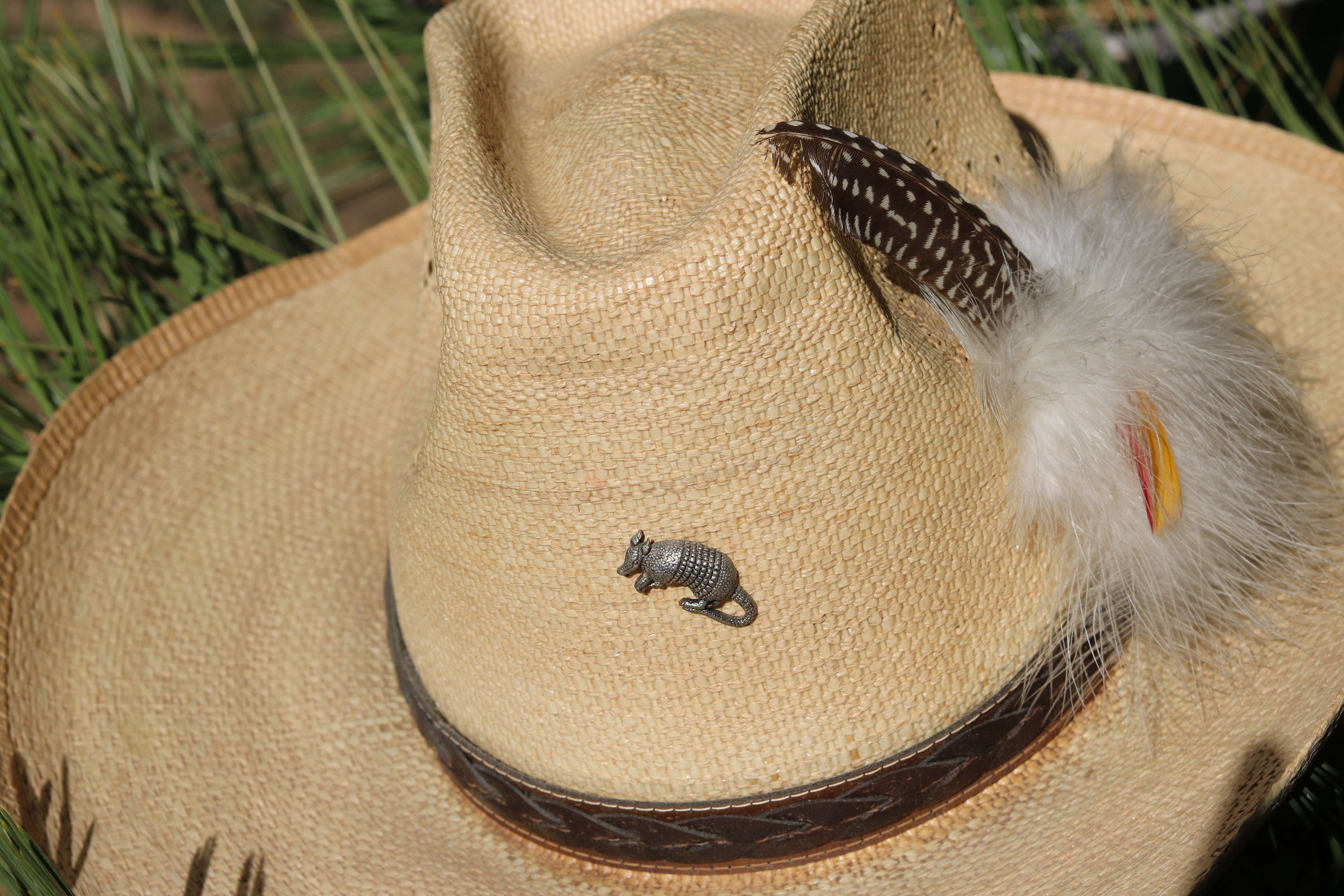 Vintage Stetson Roadrunner Bryant Finish Straw Cowboy Hat Size 7