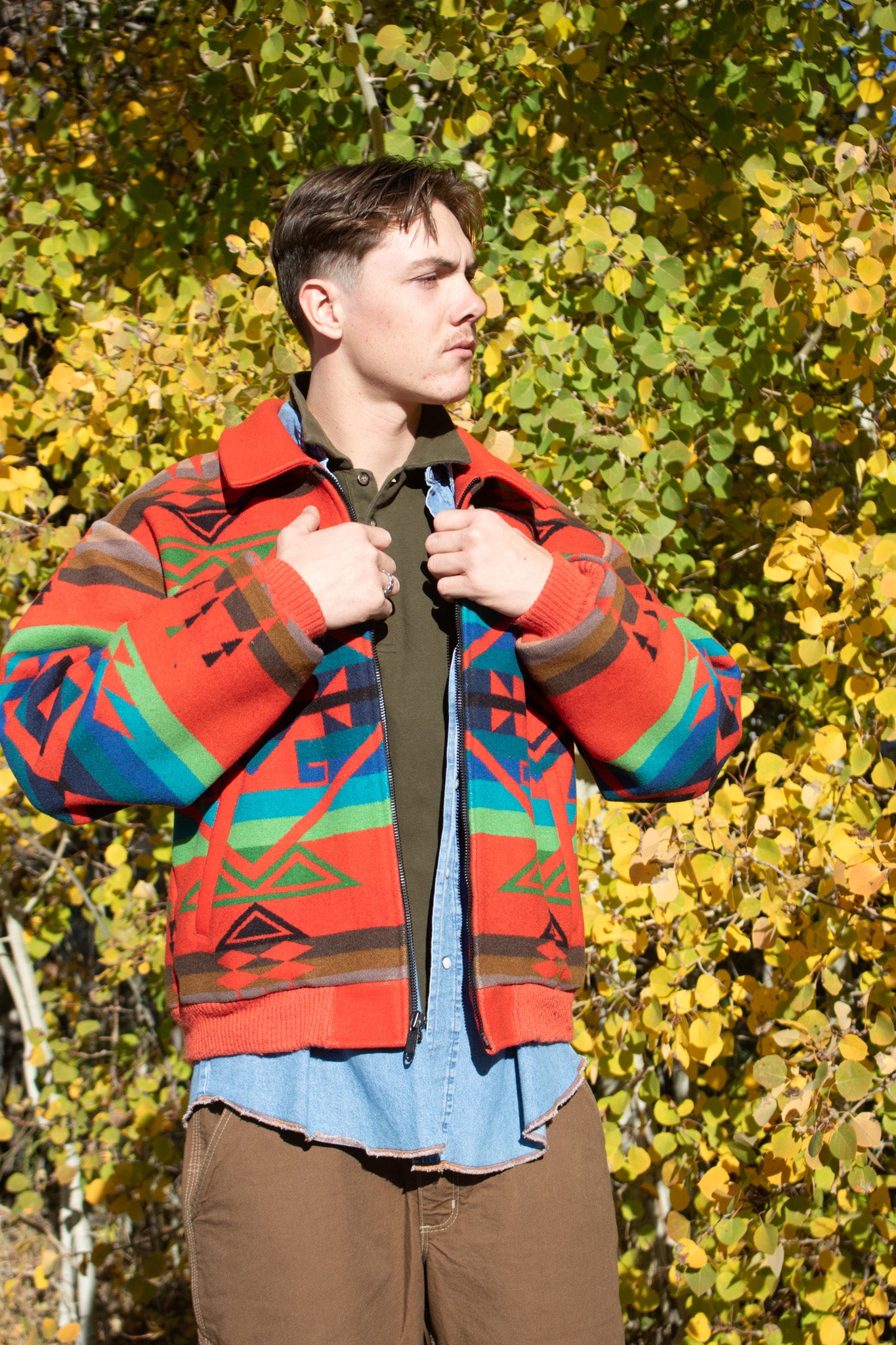 High Grade Western Wear x Pendleton wool coat vintage large