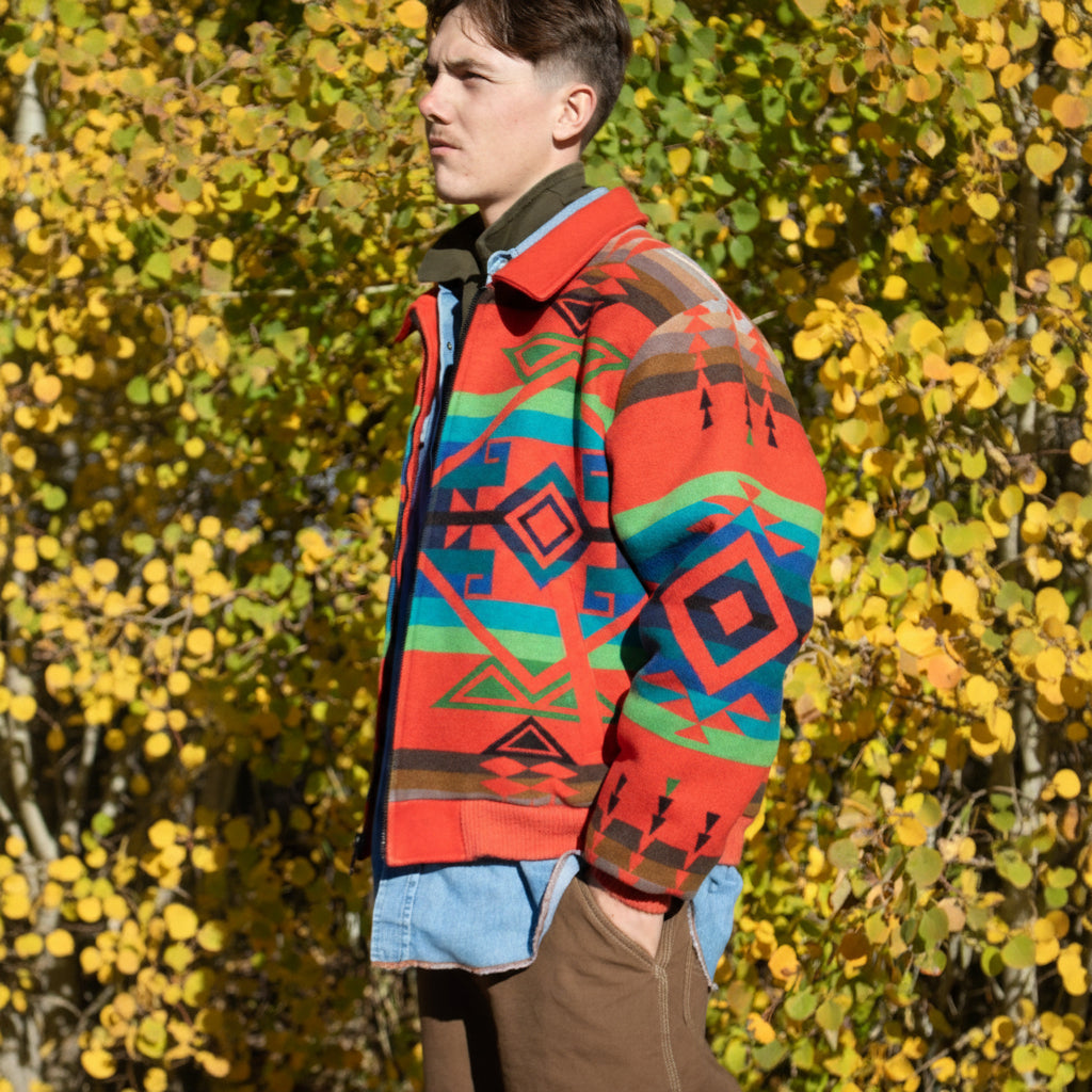 High Grade Western Wear x Pendleton wool coat vintage large