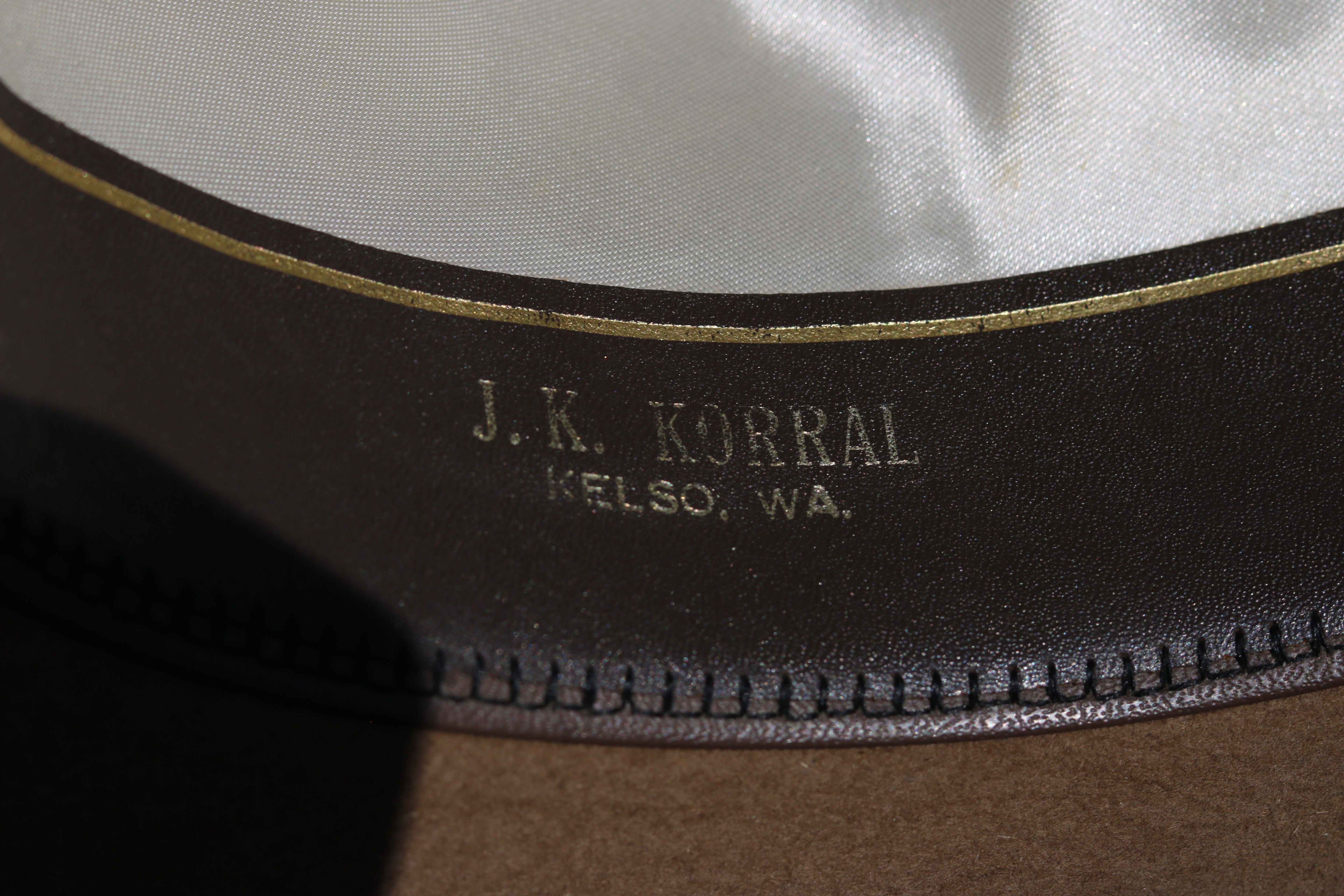 J.K. Korral Genuine Fur Felt 5X Cowboy Hat