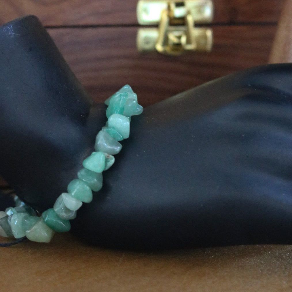 Green Aventurine Stone Stretchy Bracelet