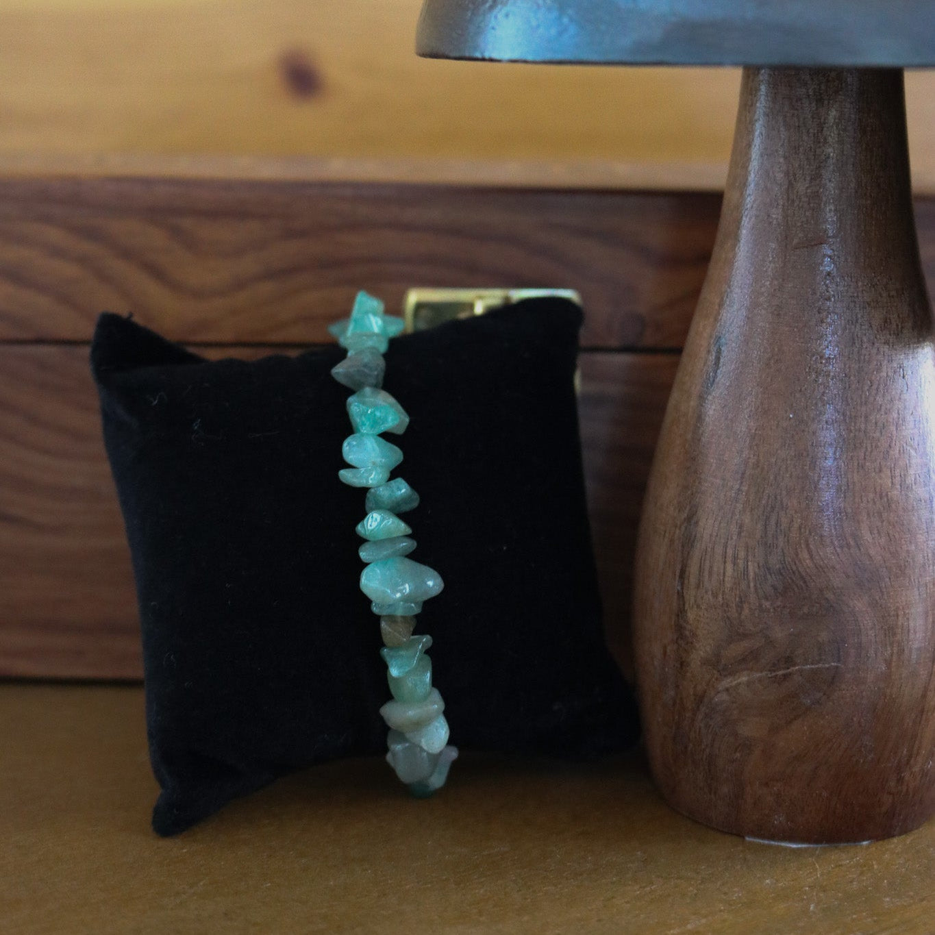 Green Aventurine Stone Stretchy Bracelet