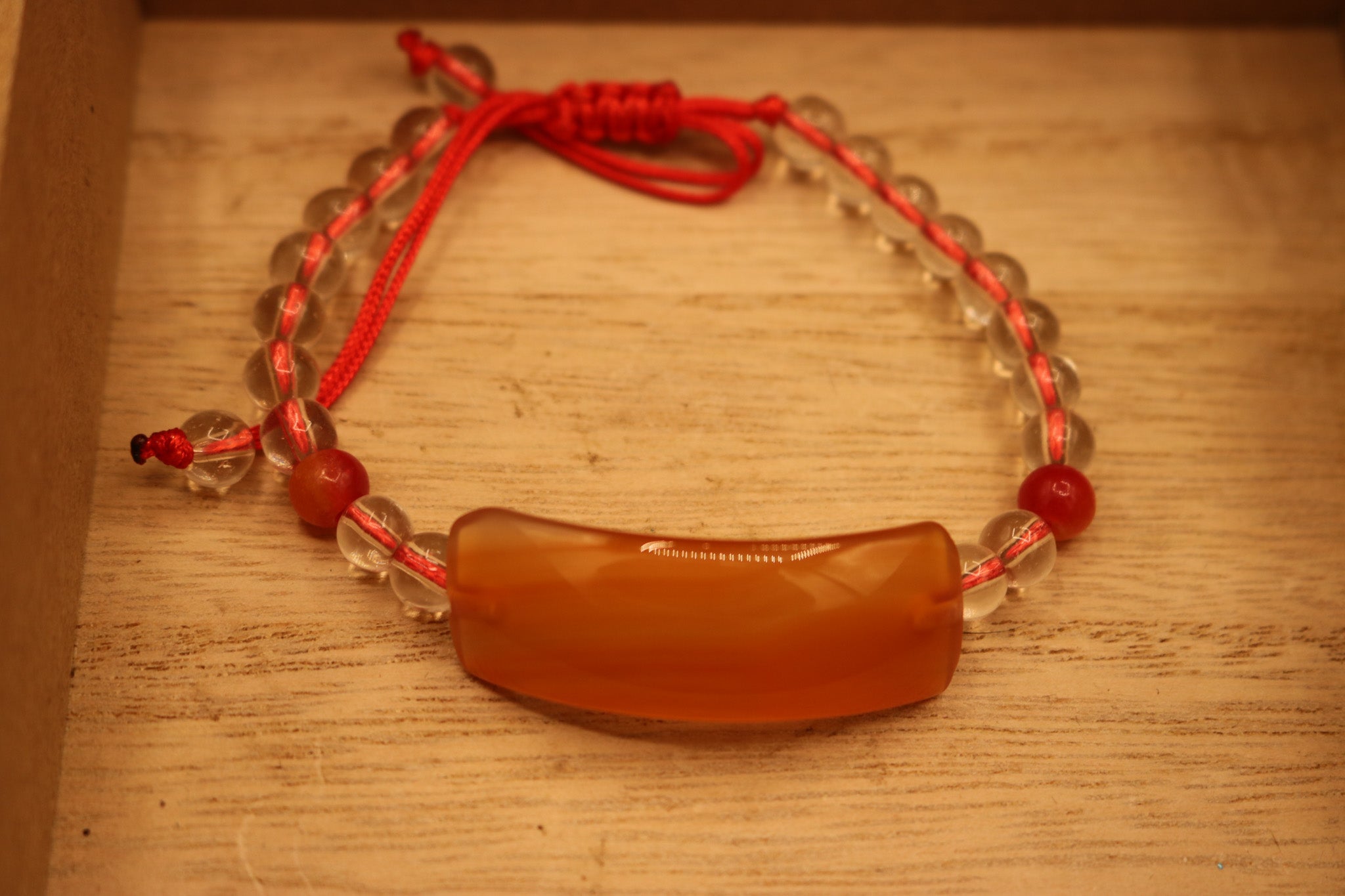 Claiming Agate Beaded Charm Bracelet