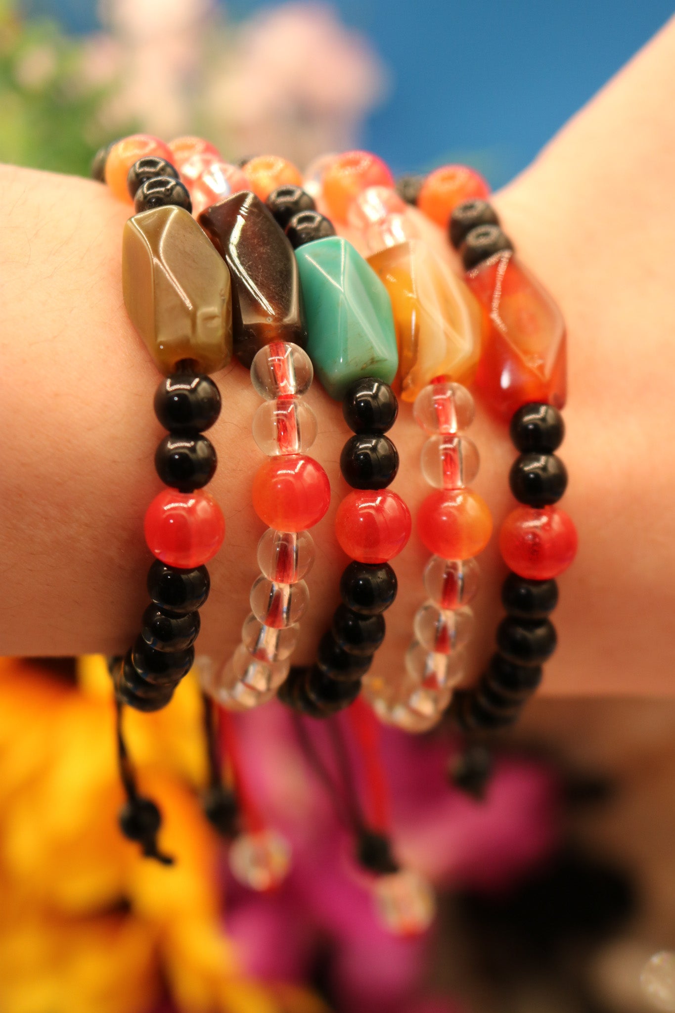 Hand Crafted Tibetan Beaded Bracelet