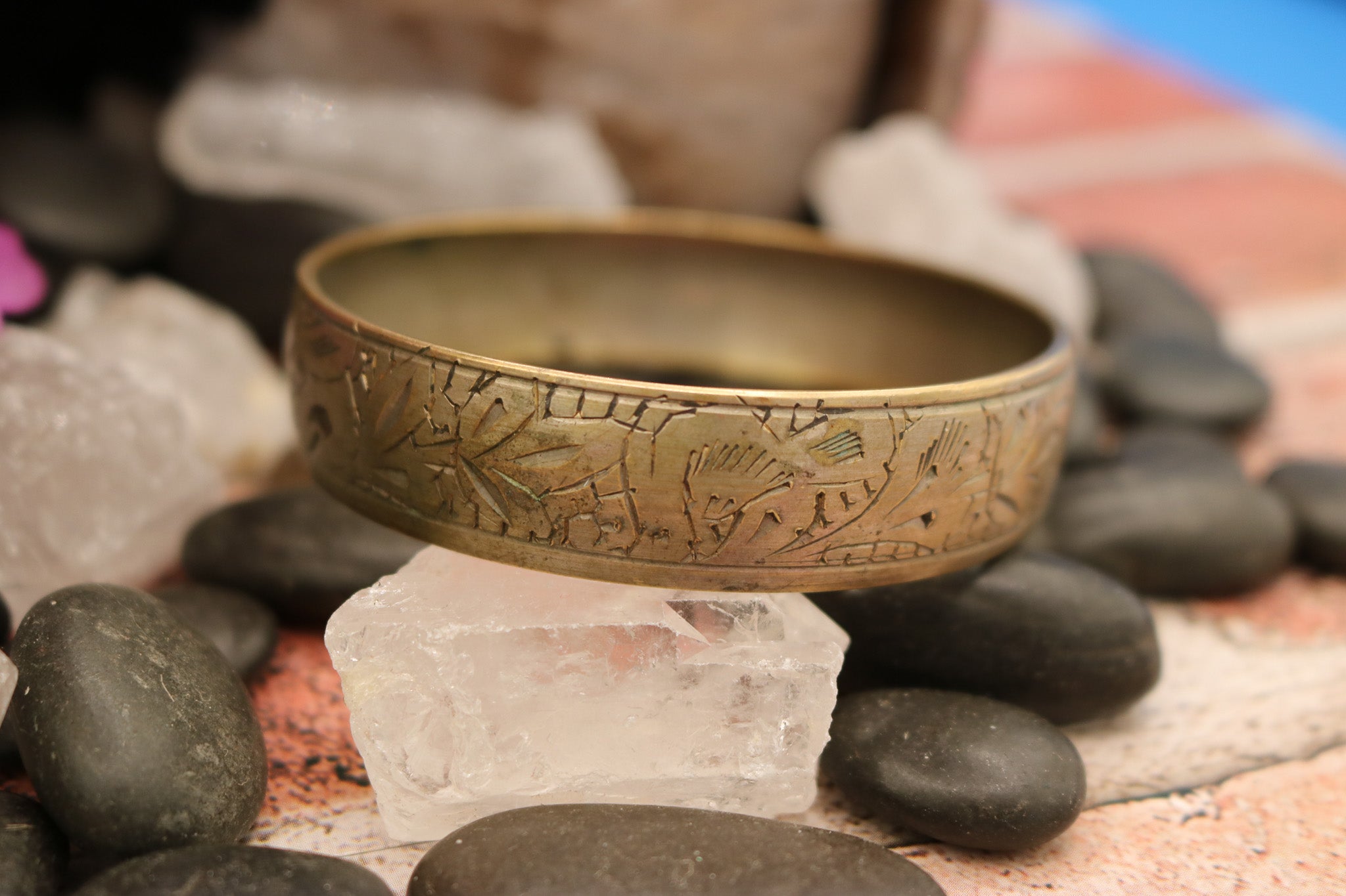 Vintage Bronze Hand Crafted Metal Bracelet