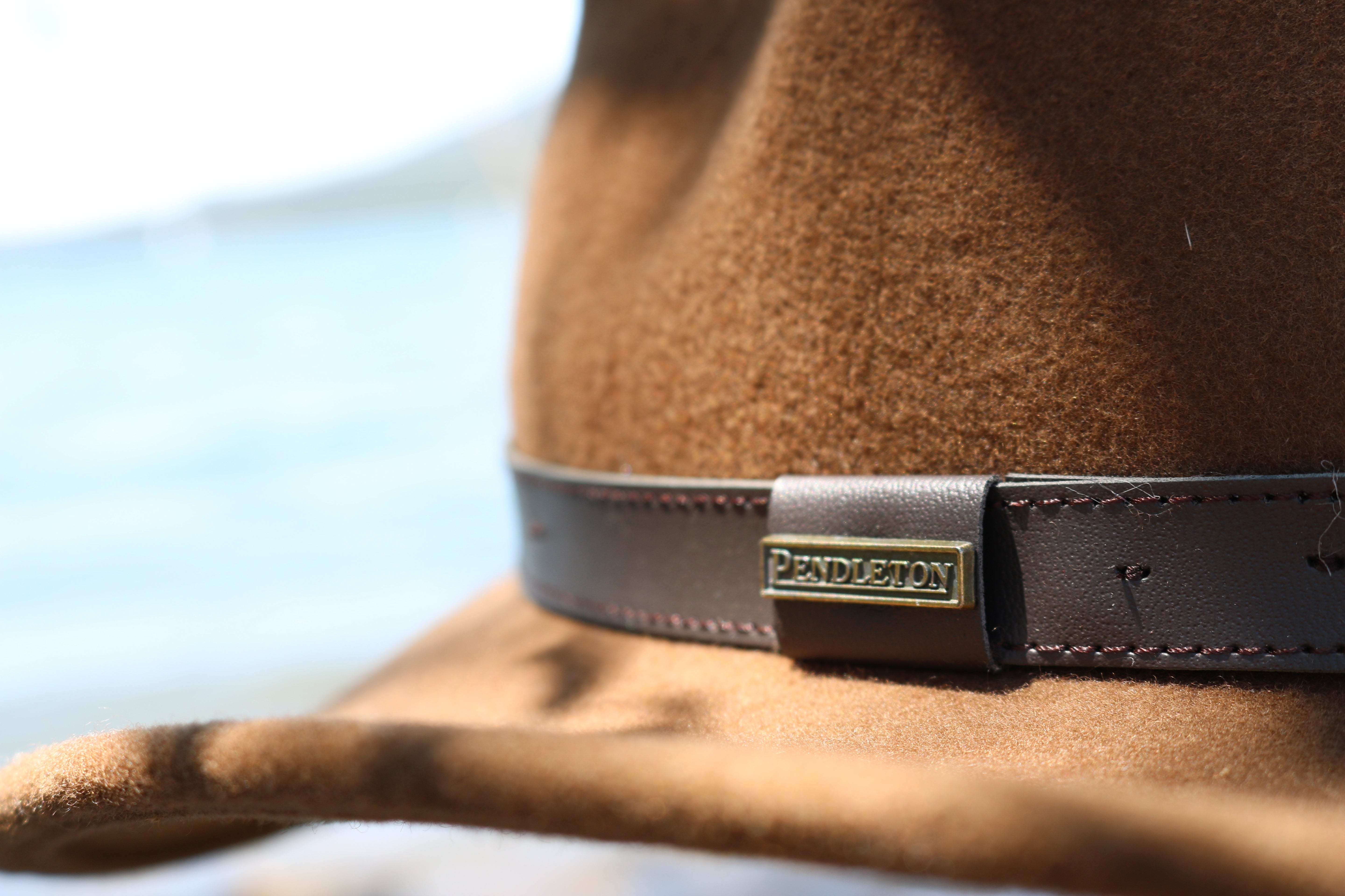 Pendleton Brown Wool Outback Cowboy Hat