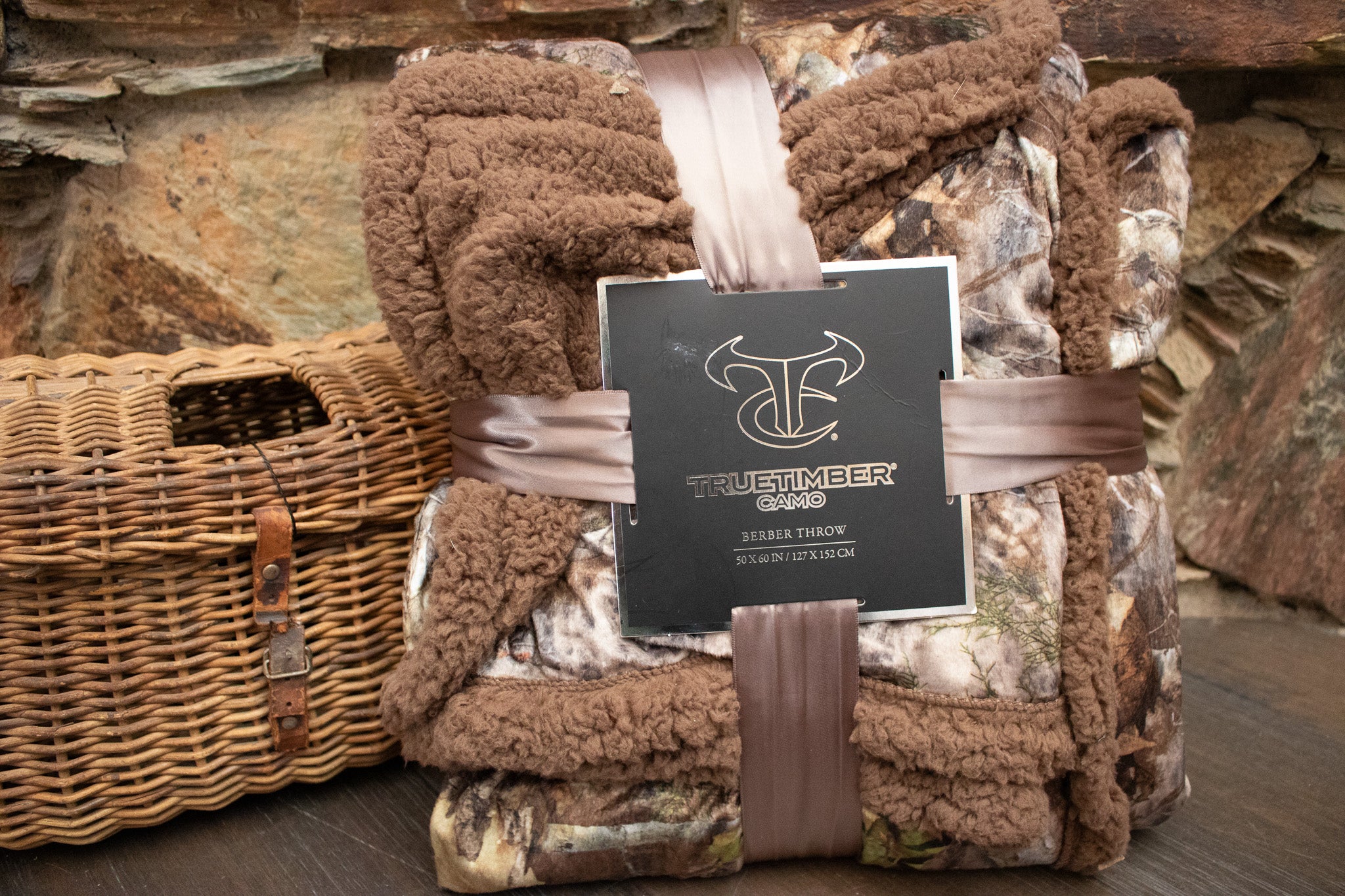 True Timber Camouflage Reversible Throw Blanket
