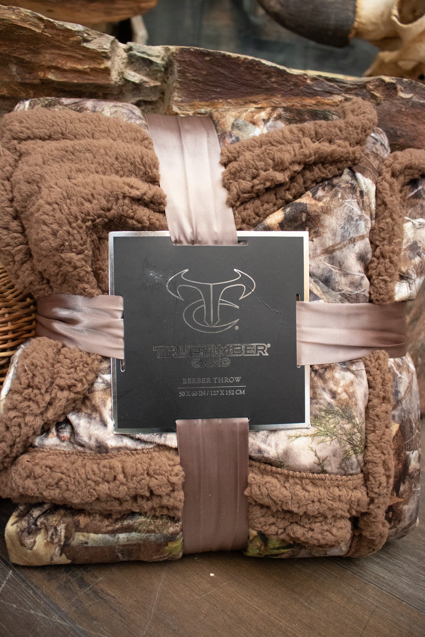 True Timber Camouflage Reversible Throw Blanket