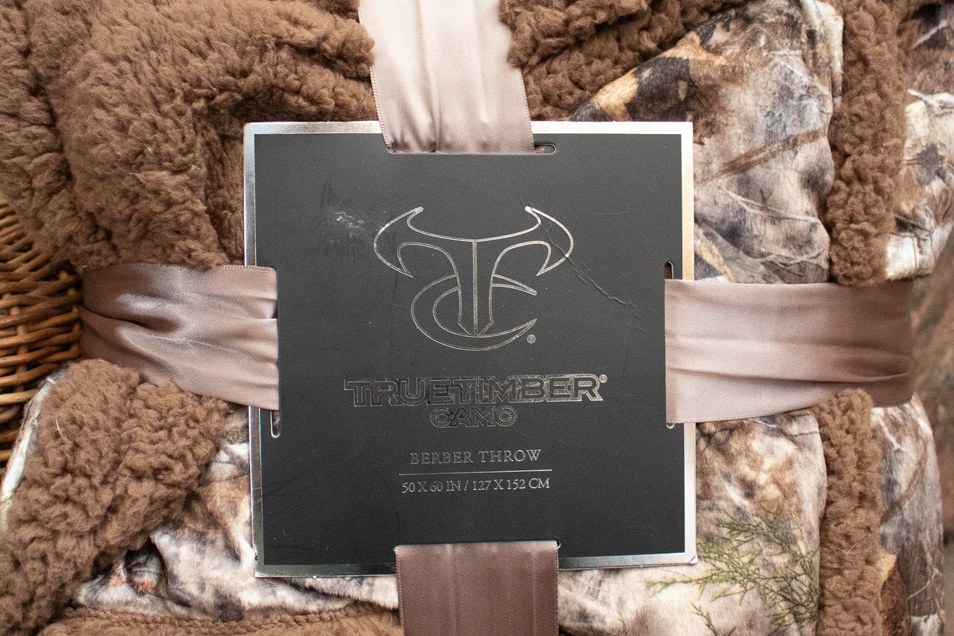 True Timber Camouflage Reversible Throw Blanket