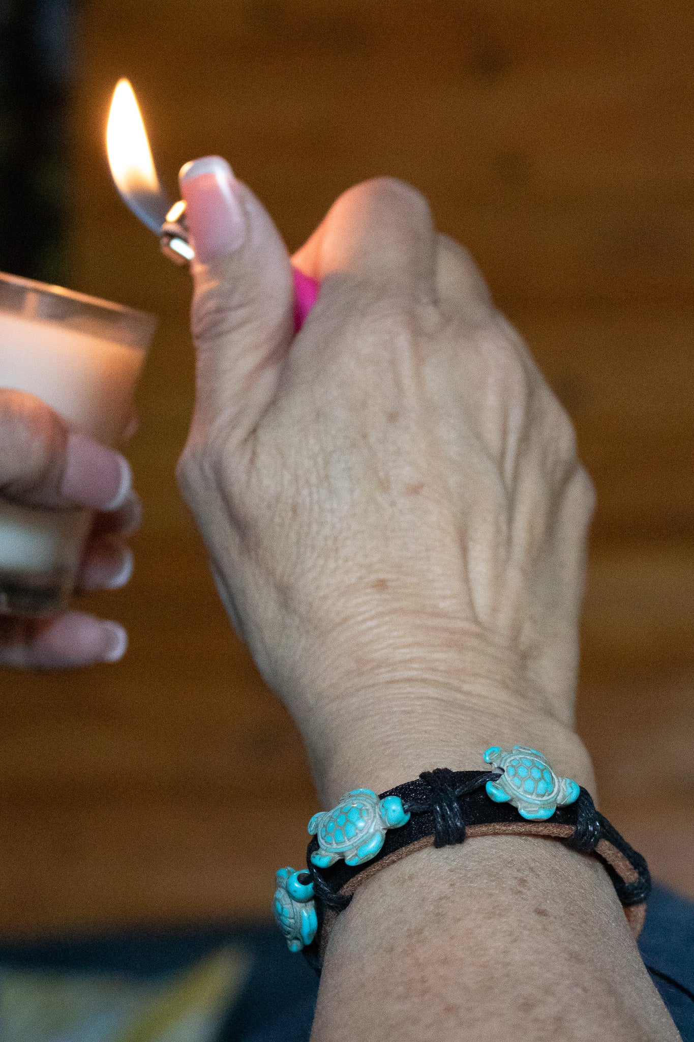 Leather Turtle Charms Adjustable Bracelets