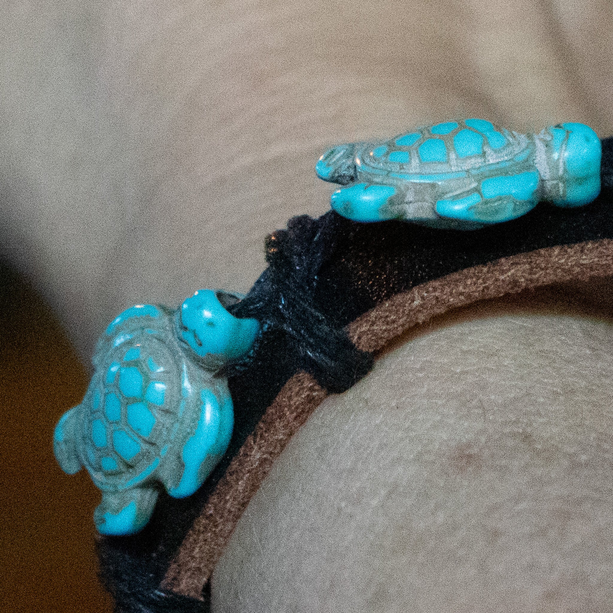 Leather Turtle Charms Adjustable Bracelets
