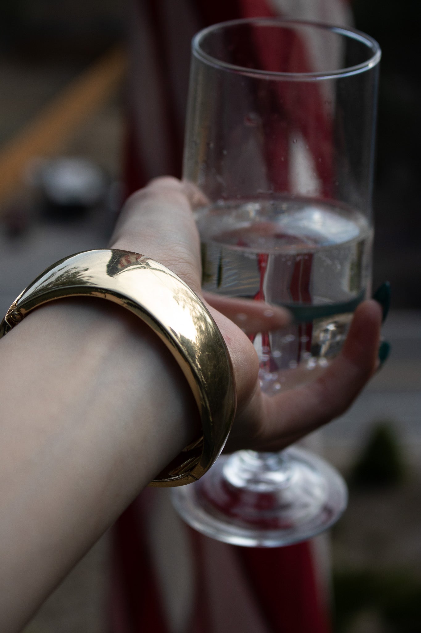 Gold-Toned Bangle Bracelet