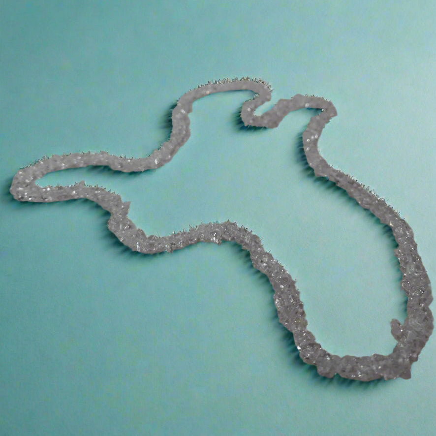 Clear Quartz Stone 17" Necklace