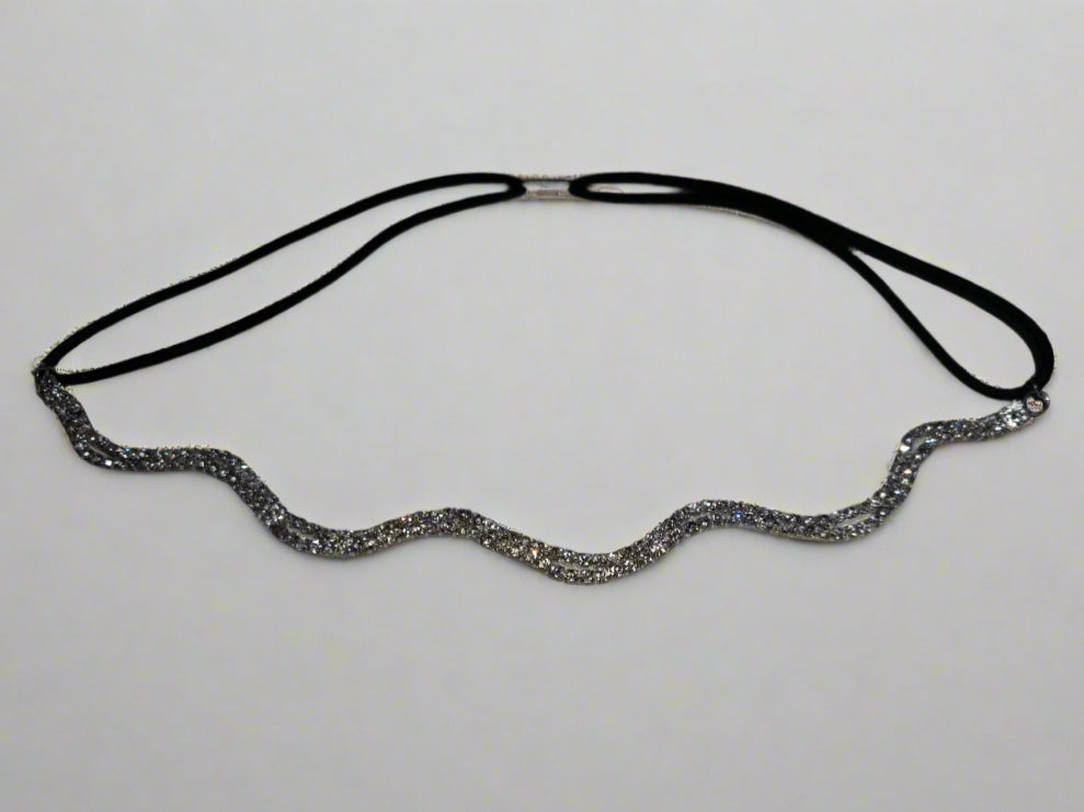 Silver Aluminum Cubic Zirconia Necklace