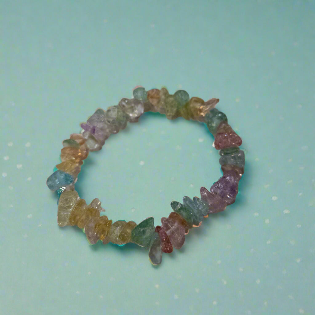 Natural Healing Crystal Beaded Stretchy Bracelet