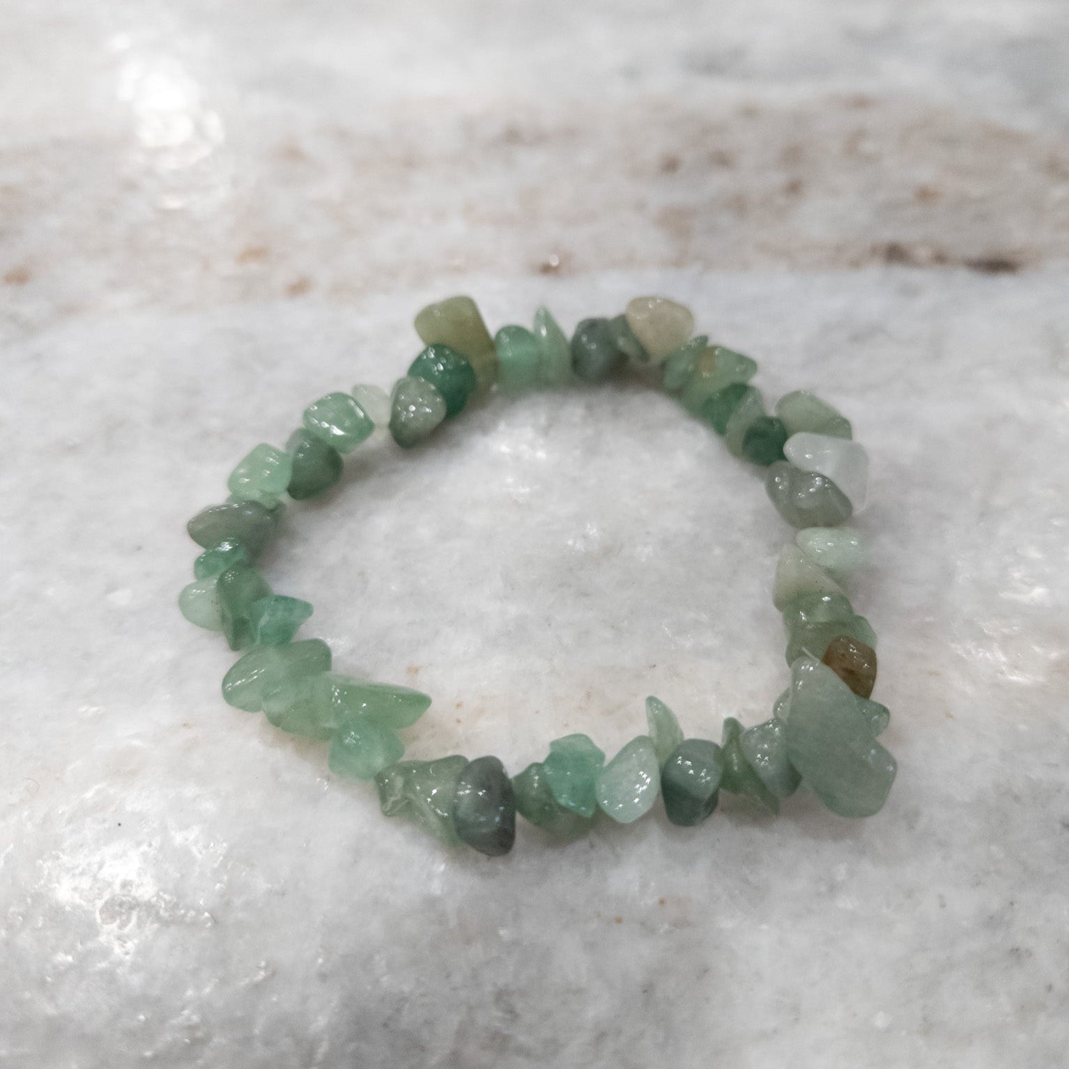 Green Aventurine Stone Stretchy Bracelet