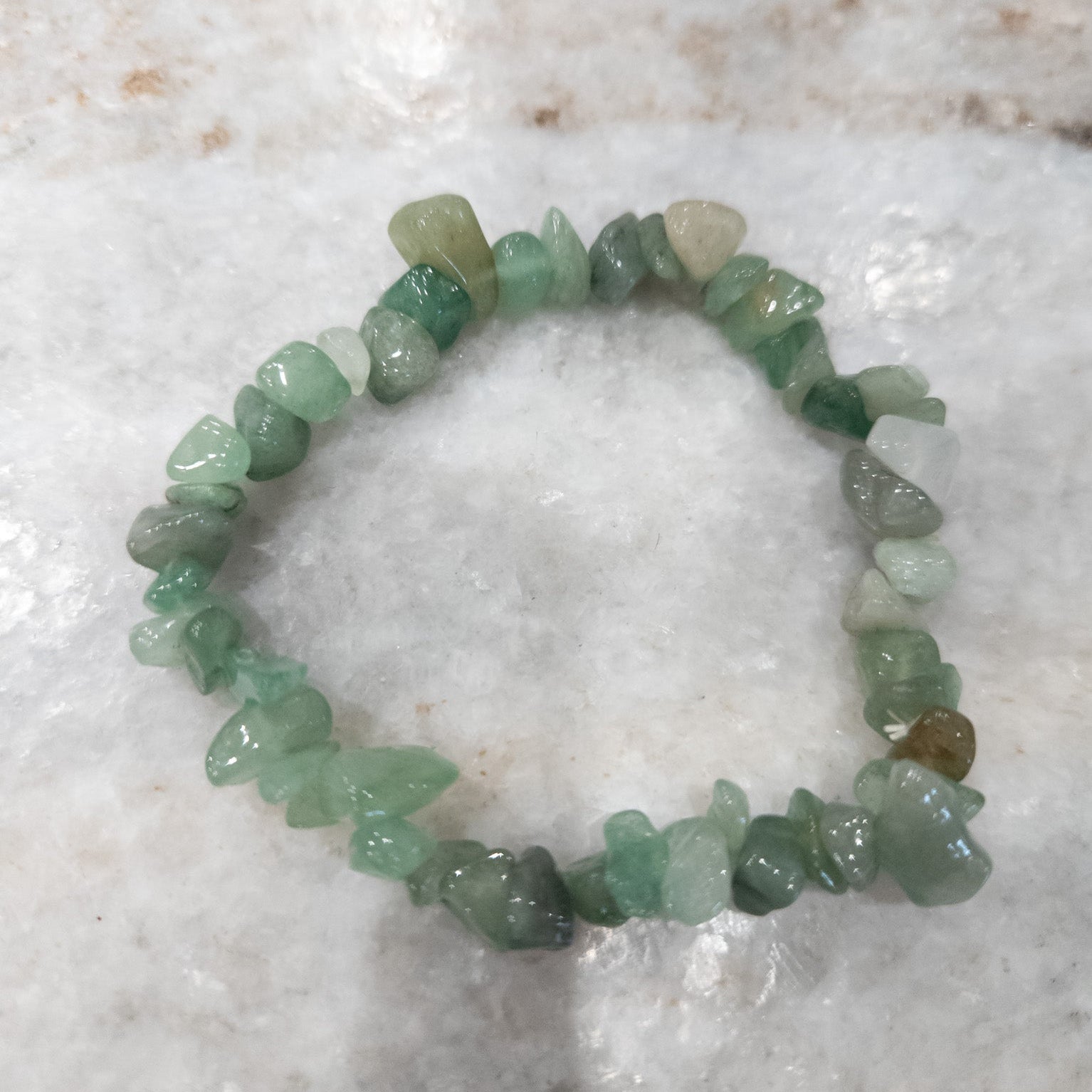 Green Aventurine Stone Stretchy Bracelet