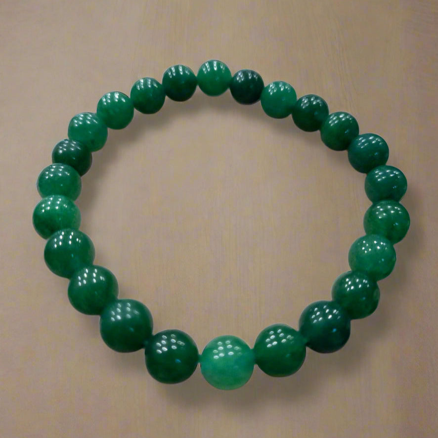 Green Aventurine Beaded Stretchy Bracelet