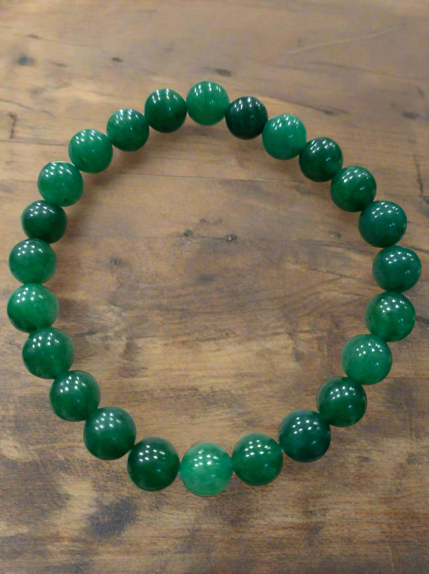 Green Aventurine Beaded Stretchy Bracelet