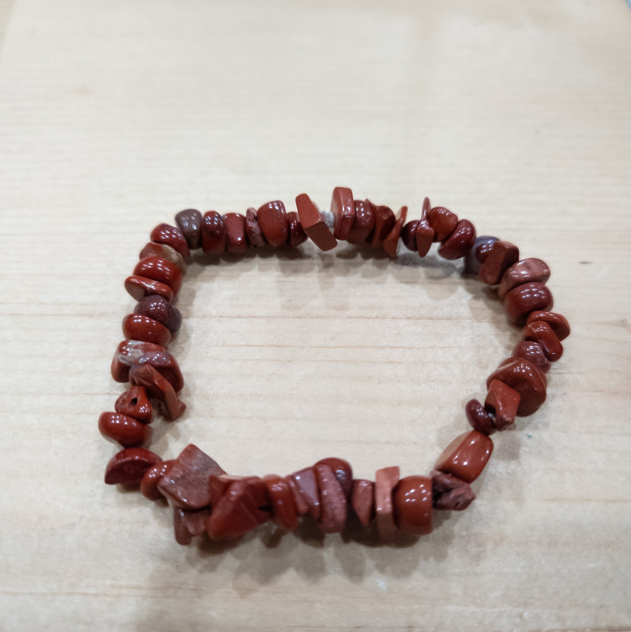 Jasper Stone Beaded Stretchy Bracelet
