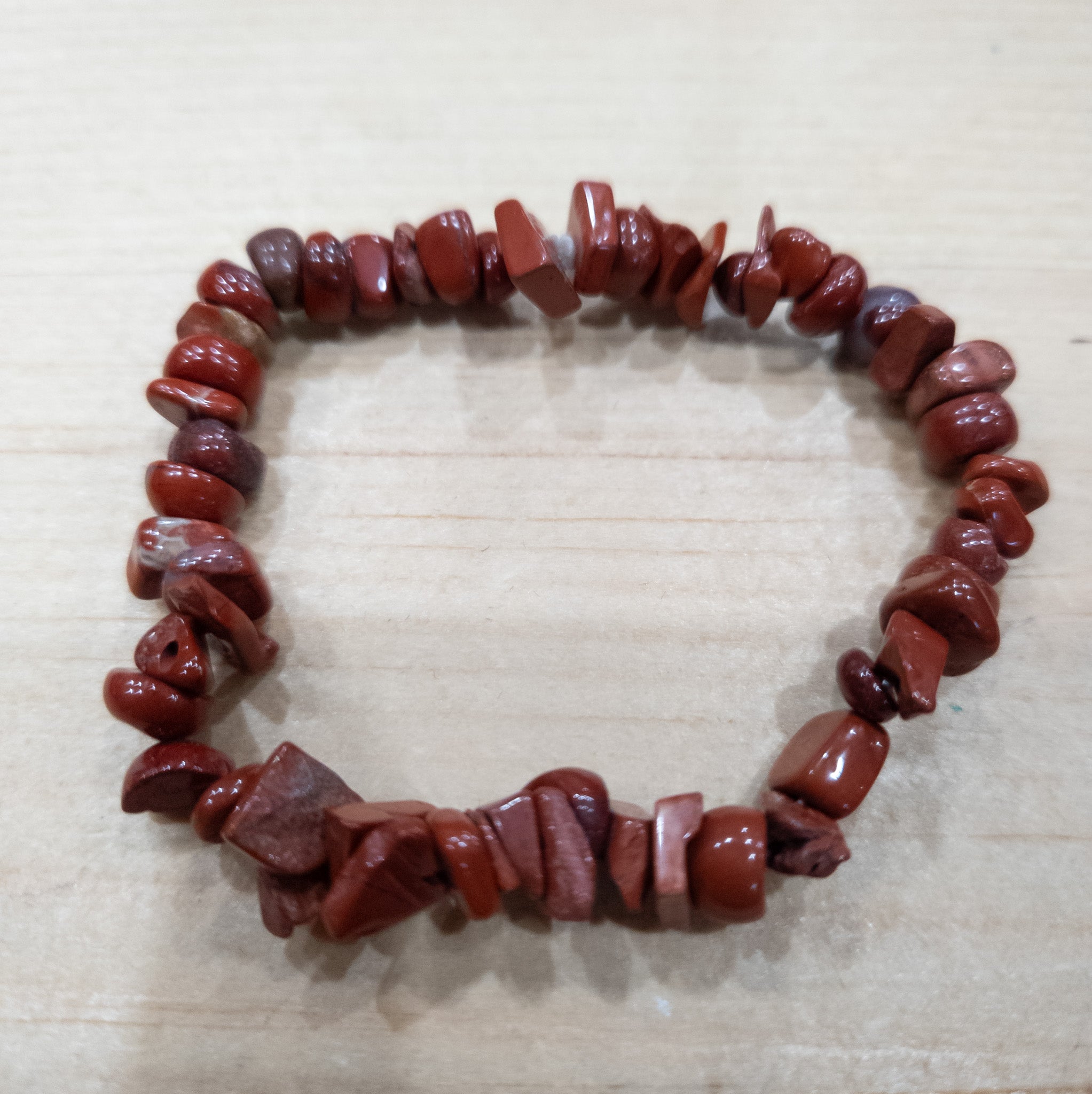 Jasper Stone Beaded Stretchy Bracelet