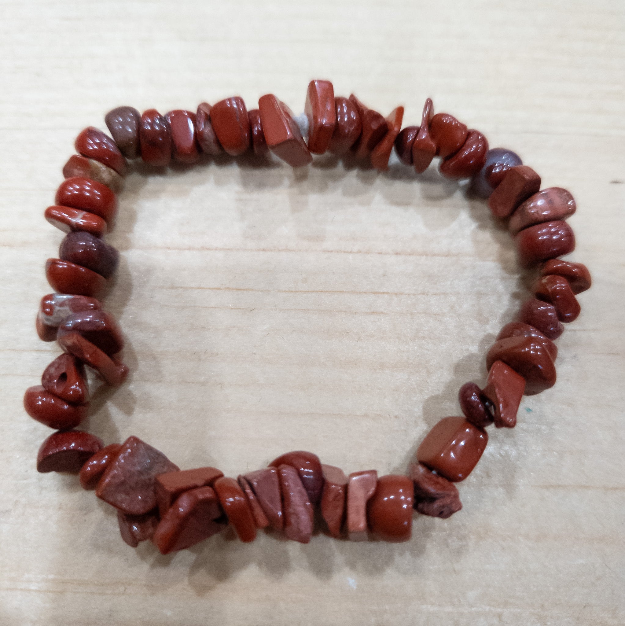 Jasper Stone Beaded Stretchy Bracelet