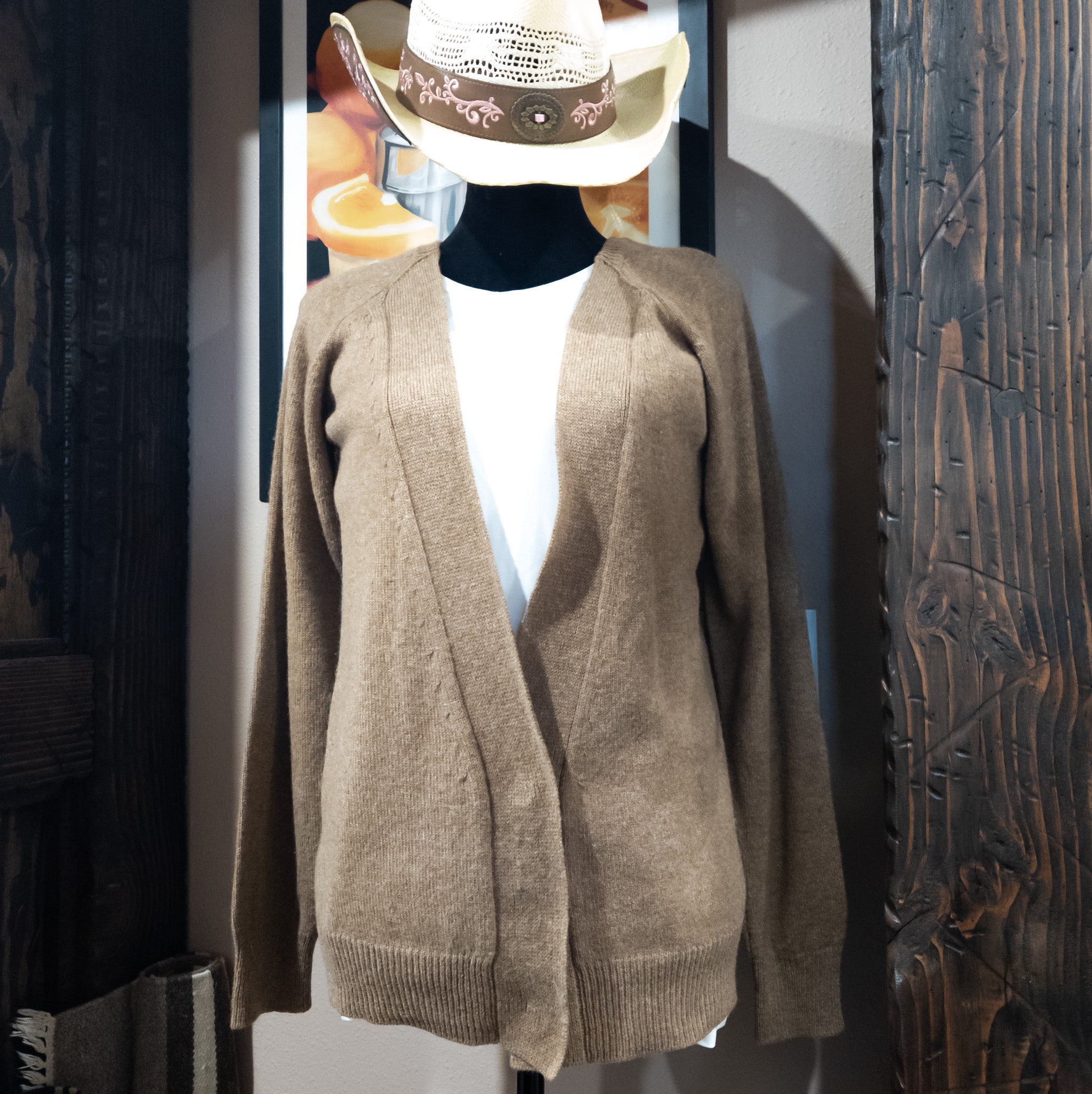 Chloe Wool Knit Mulot Cardigan Made in Italy