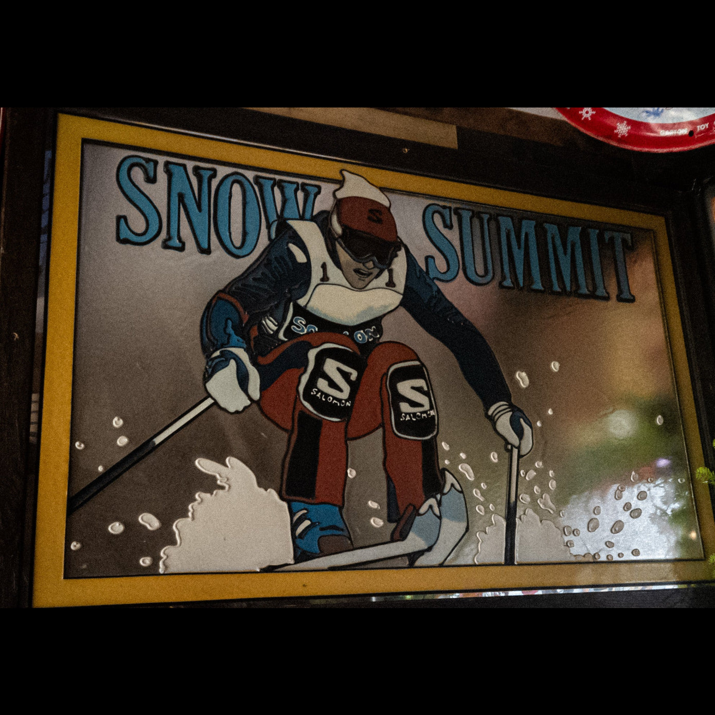 One Of A Kind Vintage 70s Original Big Bear Lake  Snow Summit Art Work