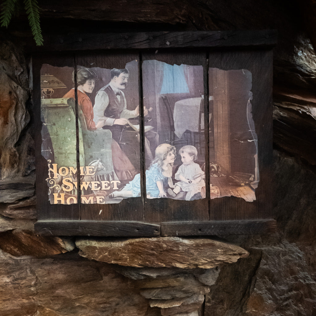 Original Raisinrak Wood "Home, Sweet, Home" sign