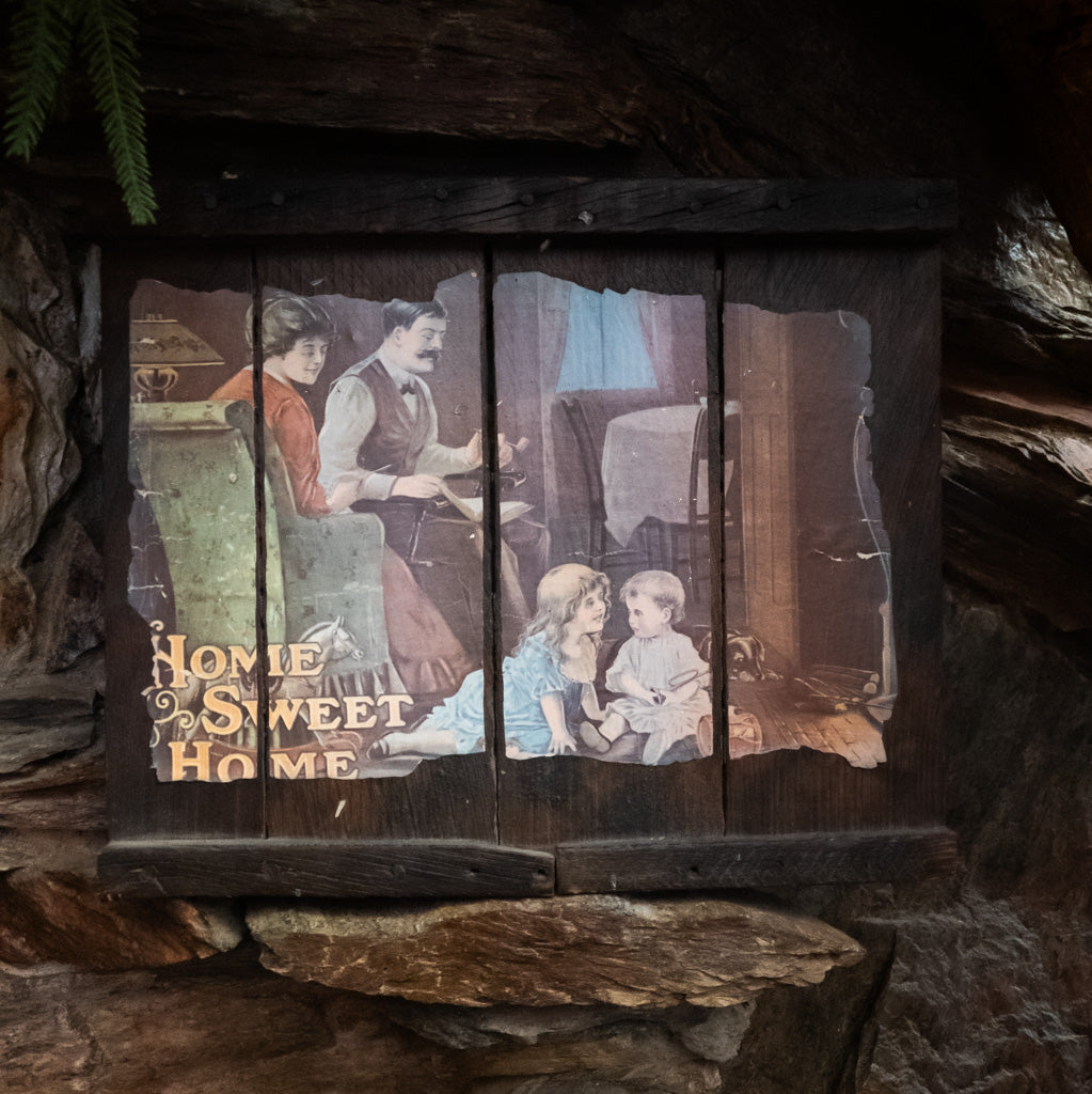 Original Raisinrak Wood "Home, Sweet, Home" sign