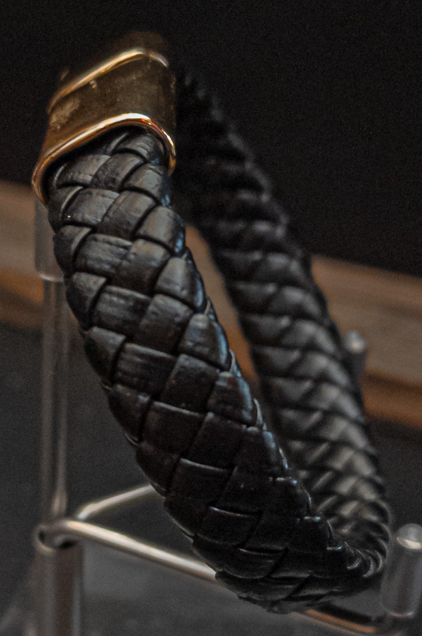 Diamond Tuck Design Bracelet with Magnetic Closure