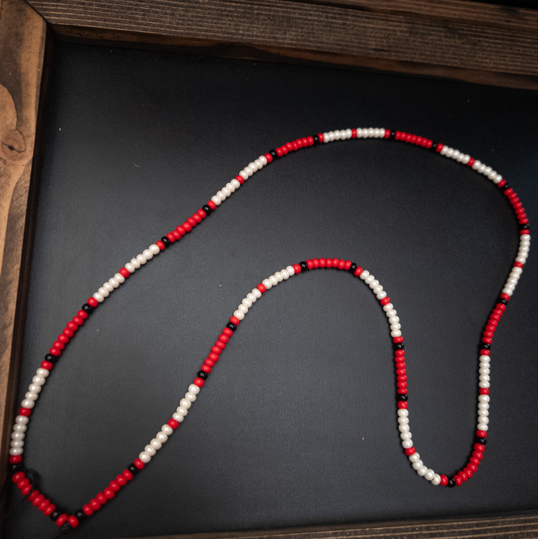 Jim Morrison The Doors Authentic Native American Snake Bead Necklace