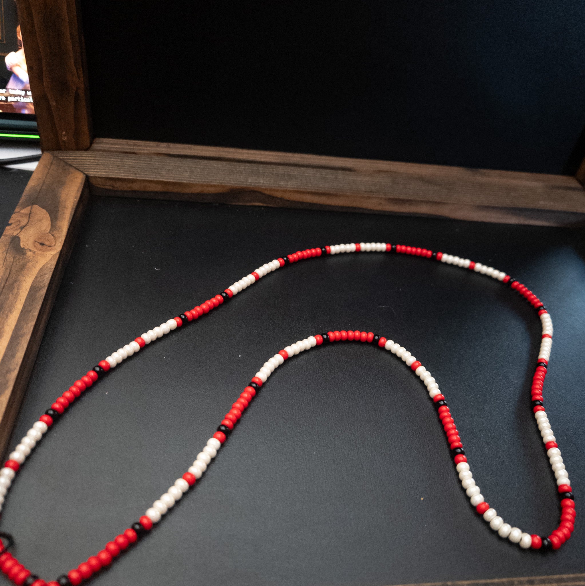 Jim Morrison The Doors Authentic Native American Snake Bead Necklace