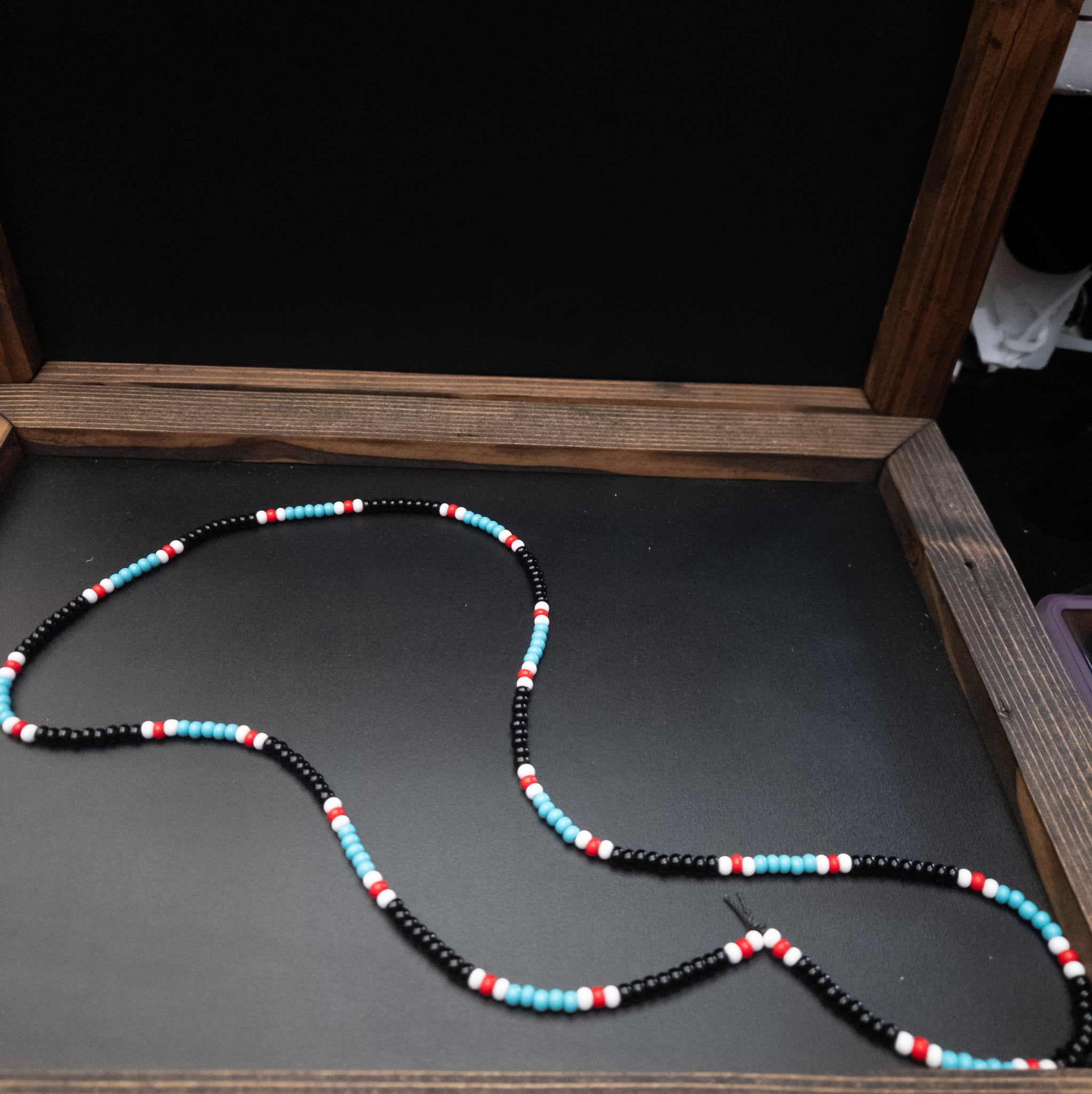 Jim Morrison Style 1969 Zephyr Edition Native American Cobra Bead Necklace