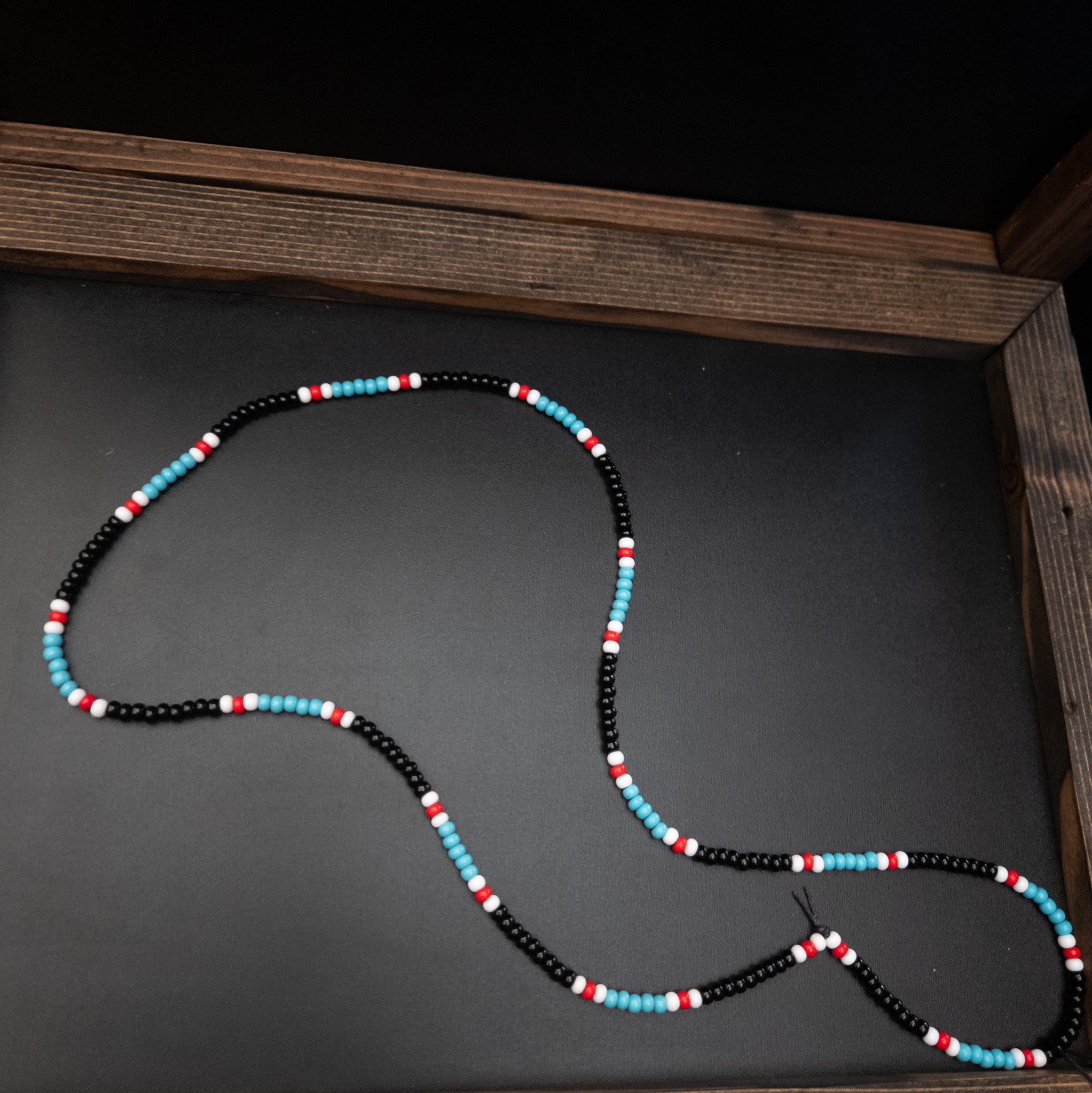 Jim Morrison Style 1969 Zephyr Edition Native American Cobra Bead Necklace